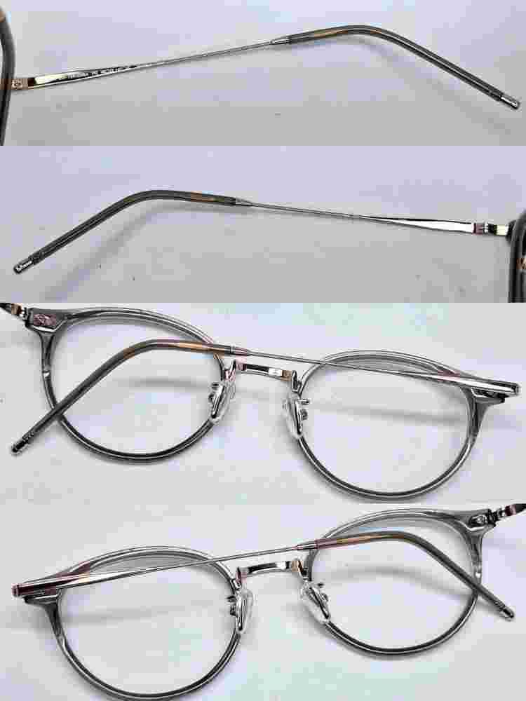 JINS JINS Classic Combi URF-19A-034 Boston Rose Gold & Grey Size ONE SIZE - 6 Thumbnail