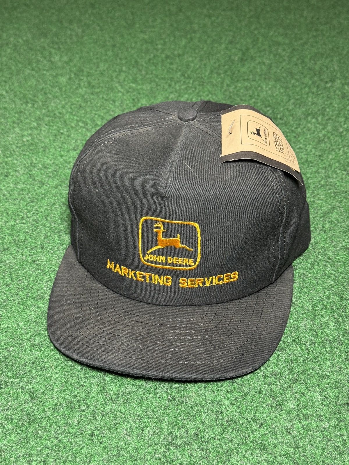 Vintage John Deere Marketing Tractor Deadstock Black Hat