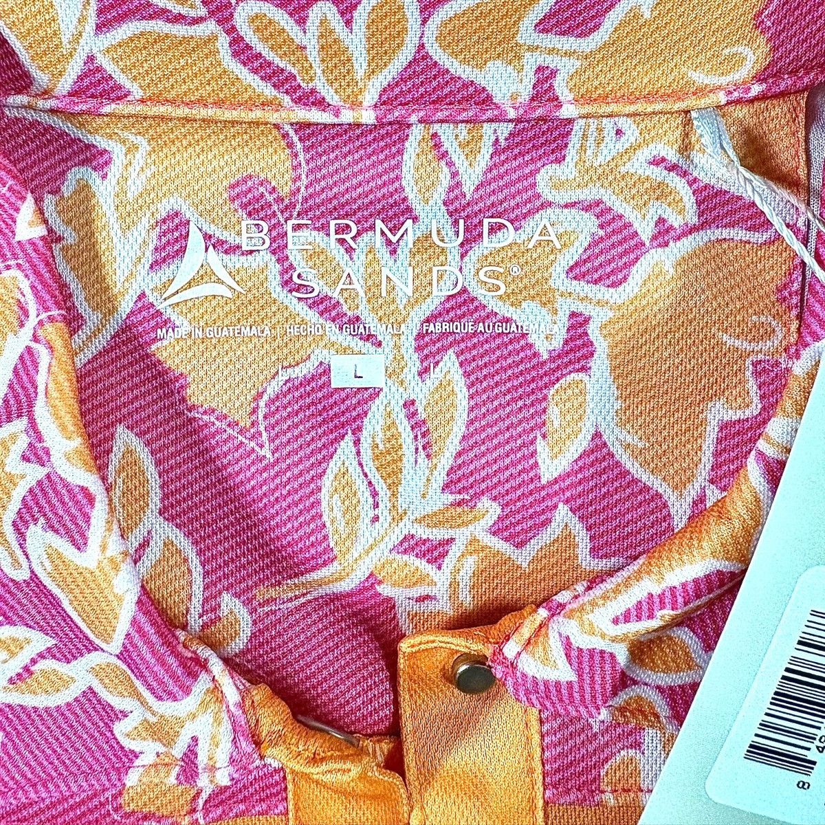 Other Bermuda Sands Women’s Orange Pink Polo Shirt Sz L Size L / US 10 / IT 46 - 15 Thumbnail