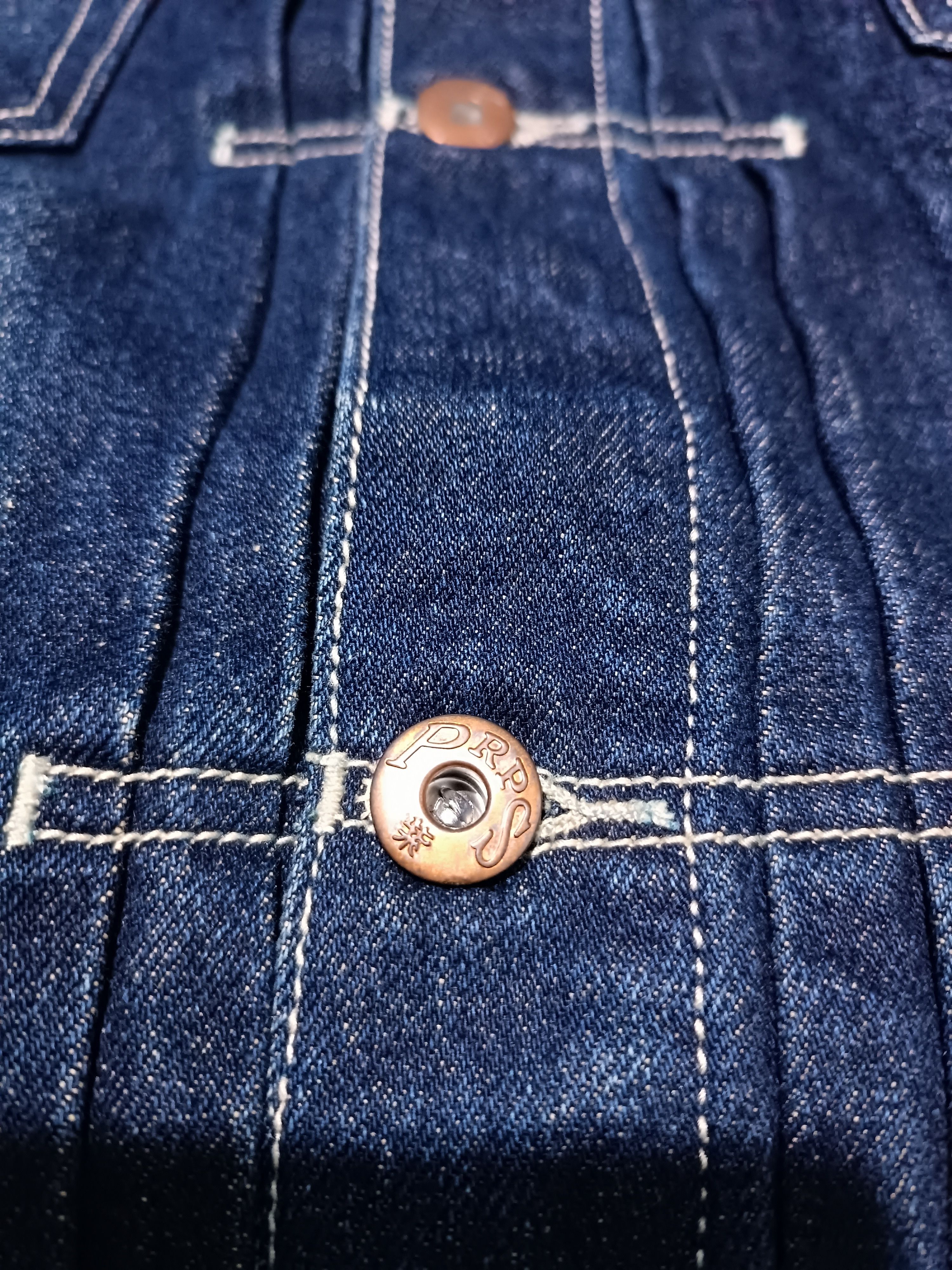 Prps PRPS Made In Japan Indigo Fade Denim Trucker Jacket Size US L / EU 52-54 / 3 - 5 Thumbnail