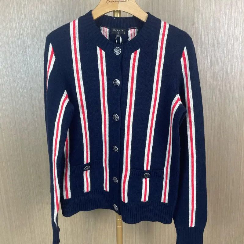 Chanel Chanel Colorful Cashmere Women's Cardigan 0089 Size M / US 6-8 / IT 42-44 - 1 Thumbnail