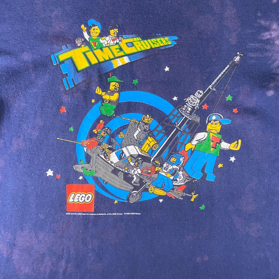 LEGO Vintage 90s Lego Times Cruiser Distressed Tshirt Size US XL / EU 56 / 4 - 5 Thumbnail