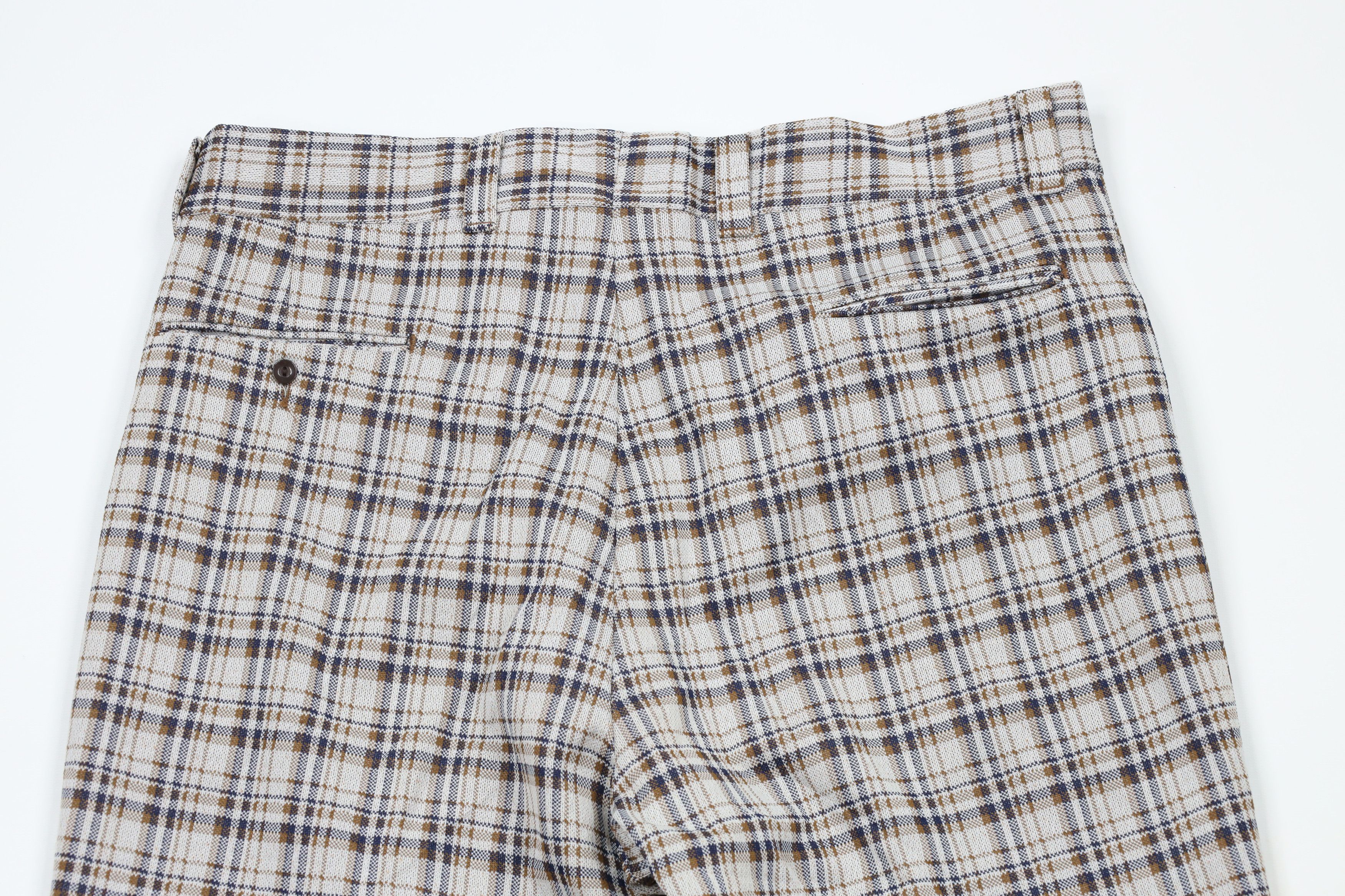 Vintage Vintage 70s Streetwear Wide Leg Bell Bottoms Pants Plaid USA Size US 36 / EU 52 - 10 Thumbnail