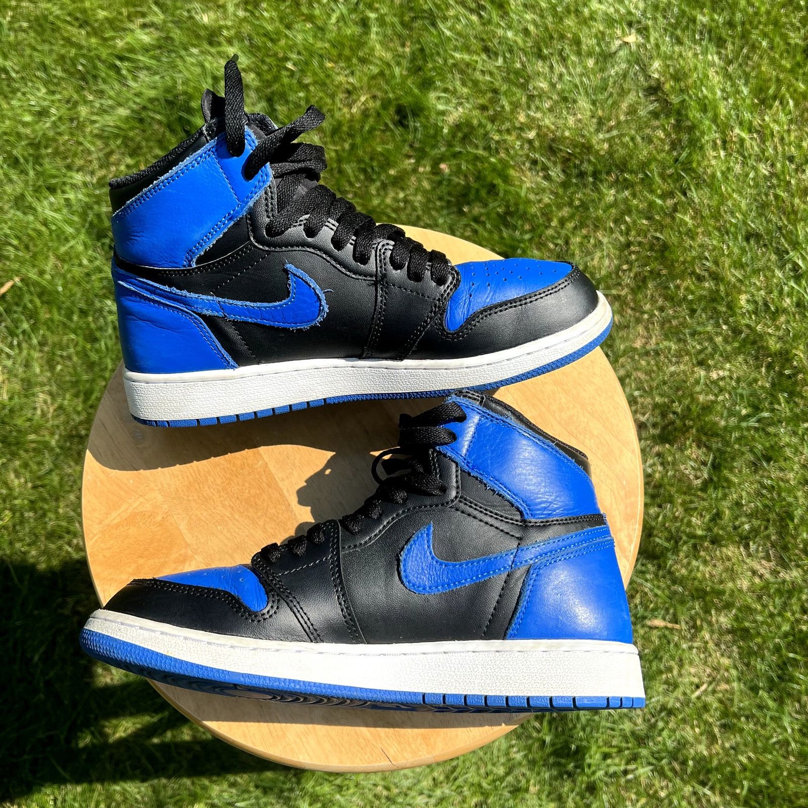 Jordan Brand × Nike Size 6 Air Jordan 1 Retro High OG BG Royal 2017 Men's Shoes Size US 6 / EU 39 - 2 Thumbnail
