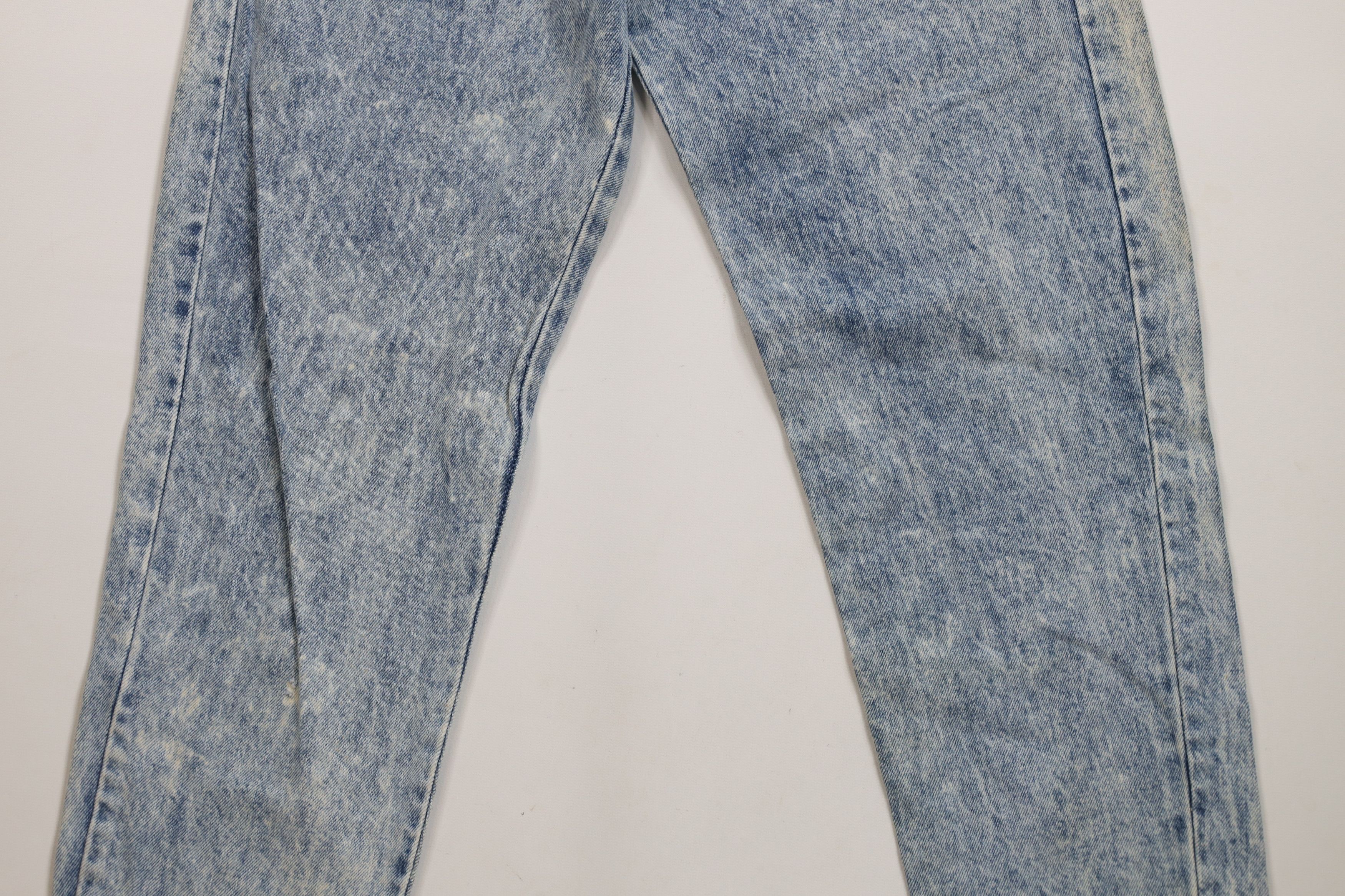 Vintage Vintage 80s 90s Streetwear Acid Wash Tapered Leg Jeans USA Size 28" / US 6 / IT 42 - 3 Thumbnail