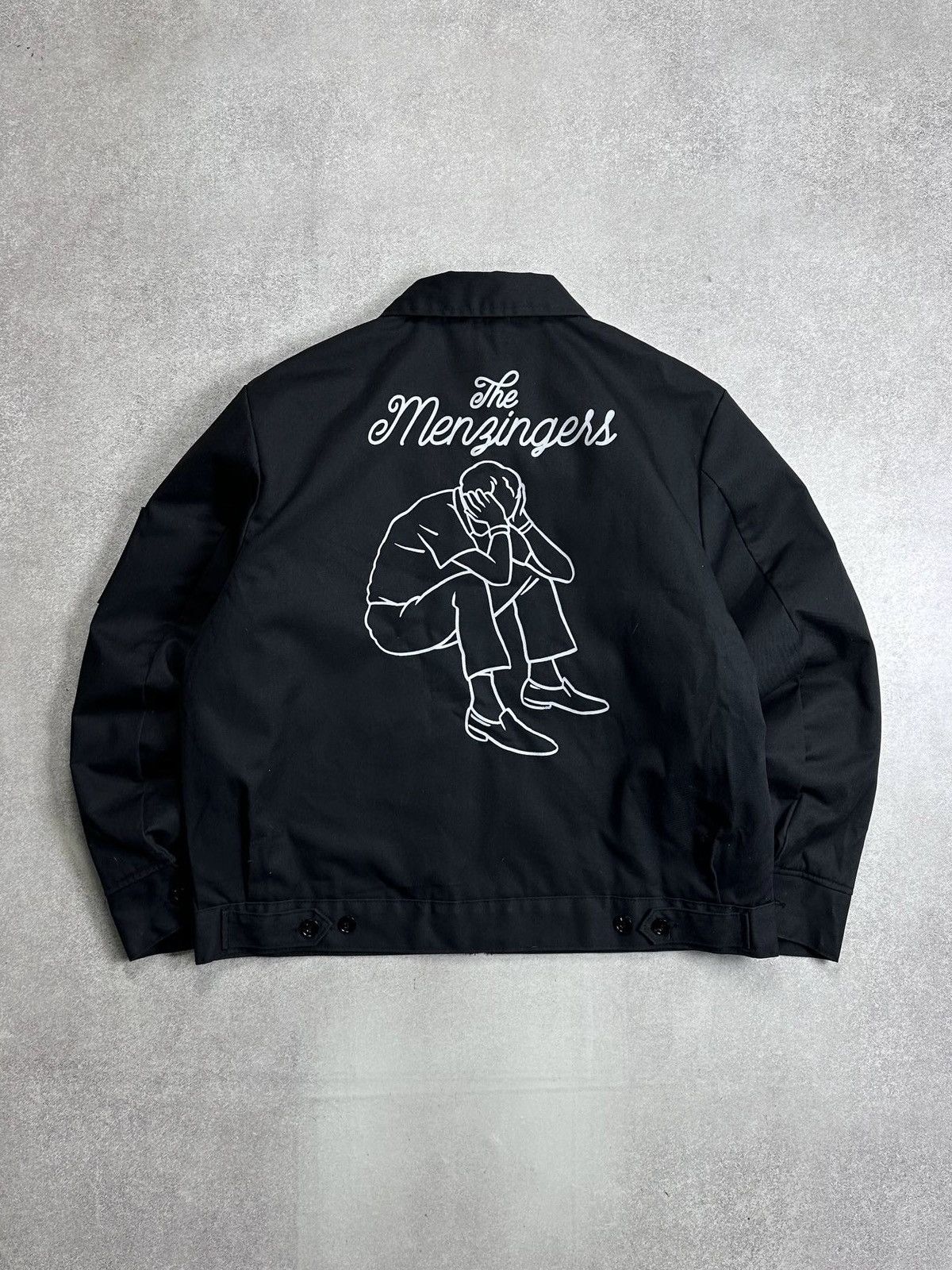 Dickies Vintage Dickies The Menzingess Cotton Zip Jacket XL Size US XL / EU 56 / 4 - 3 Thumbnail