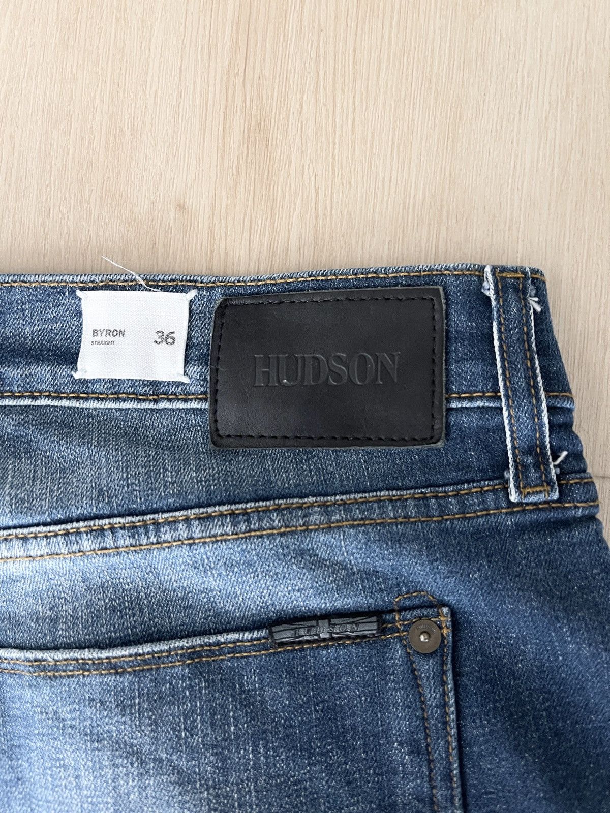 Hudson STEAL! 2000s Hudson Jeans Distressed Washed Denim Size US 36 / EU 52 - 7 Thumbnail