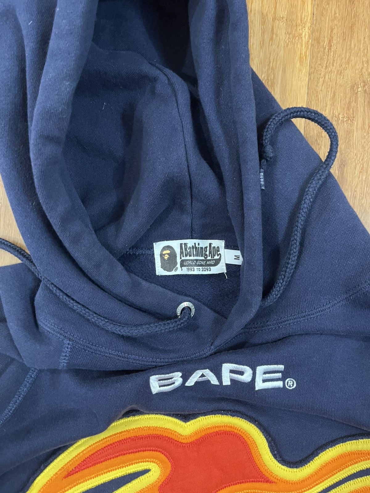 Bape Bape Layered Patch Loose Fit Pullover Hoodie Size US M / EU 48-50 / 2 - 4 Thumbnail
