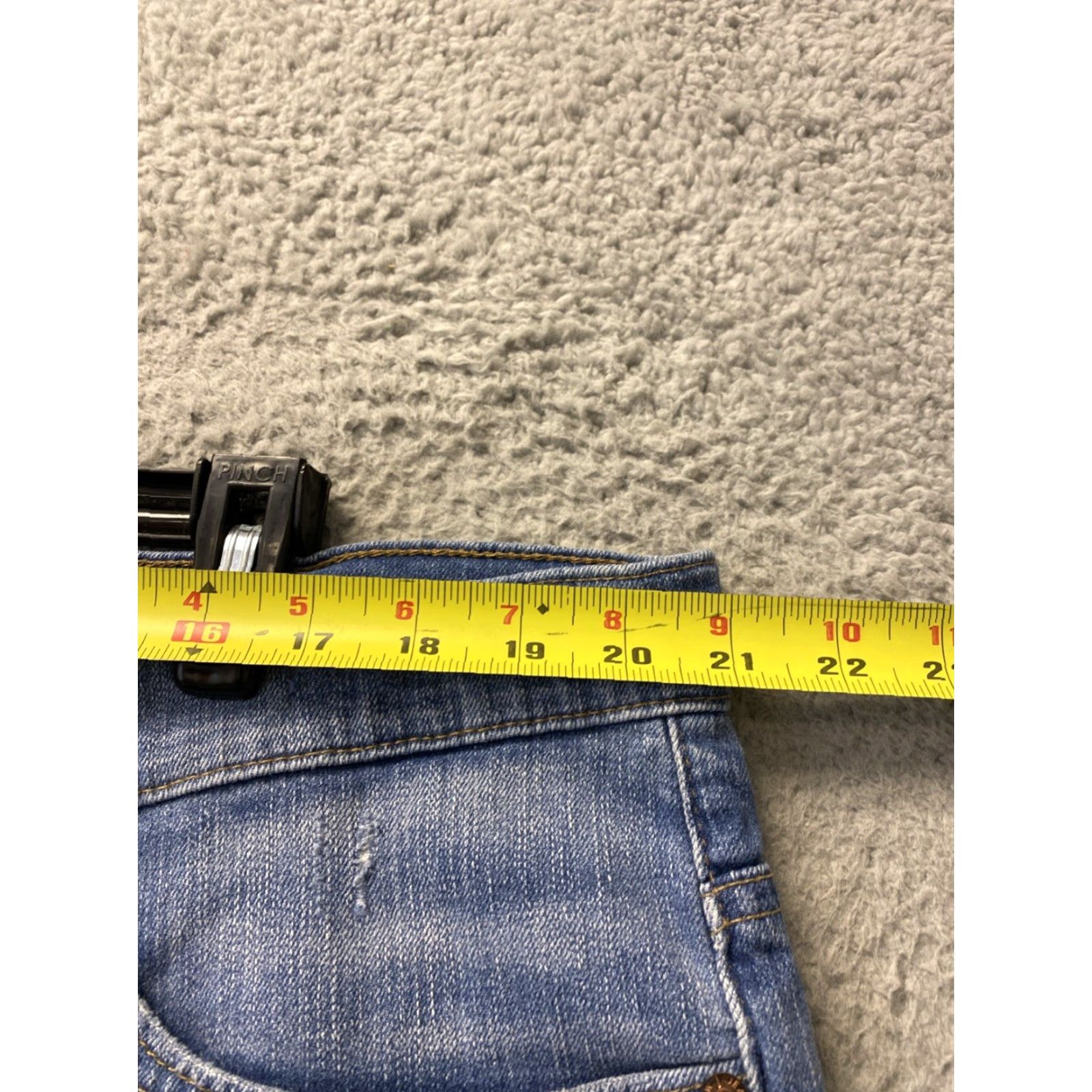 J.Crew J.CREW Women's Distressed Denim Cut-Off Shorts, High Rise, Size 35, Blue, Casual, Summer Size 24" / US 00 / IT 34 - 5 Thumbnail