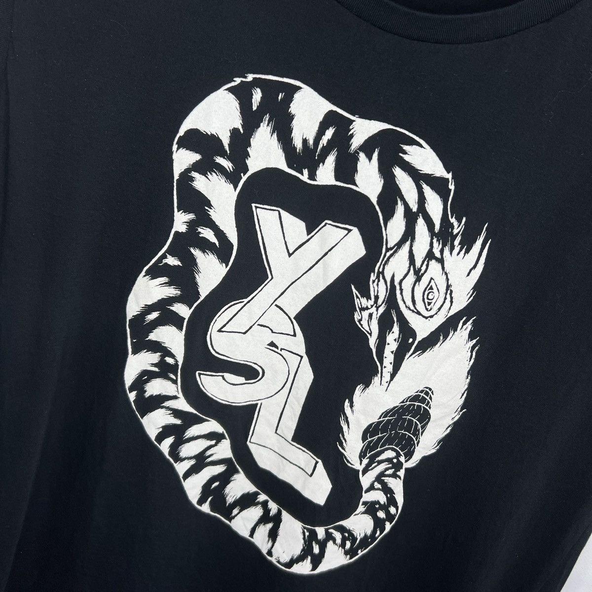 Saint Laurent Paris Saint Laurent Sleevless Dragron Top Hedi Slimane Shirt Size US M / EU 48-50 / 2 - 5 Thumbnail