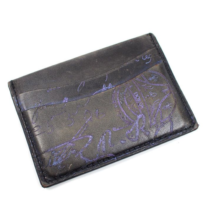 Berluti Berluti Berluti Calligraphy Bamboo Neo Venezia Calf Leather Card Case Leather Card Case DUTY FREE for USA Size ONE SIZE - 1 Thumbnail