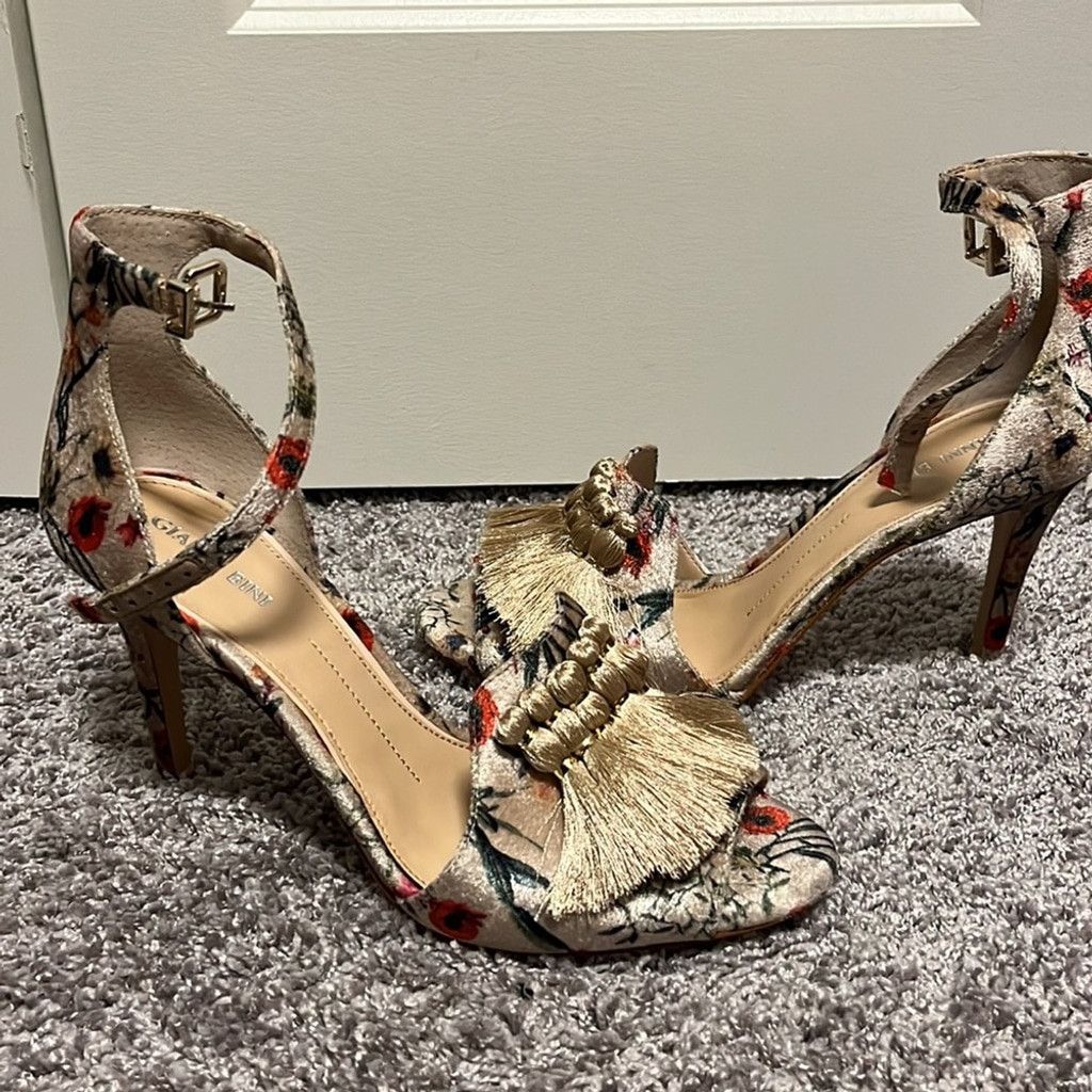 Unknown London Gianni Bini Marrako Natural Heels - W 10 Size US 10 / IT 40 - 1 Thumbnail