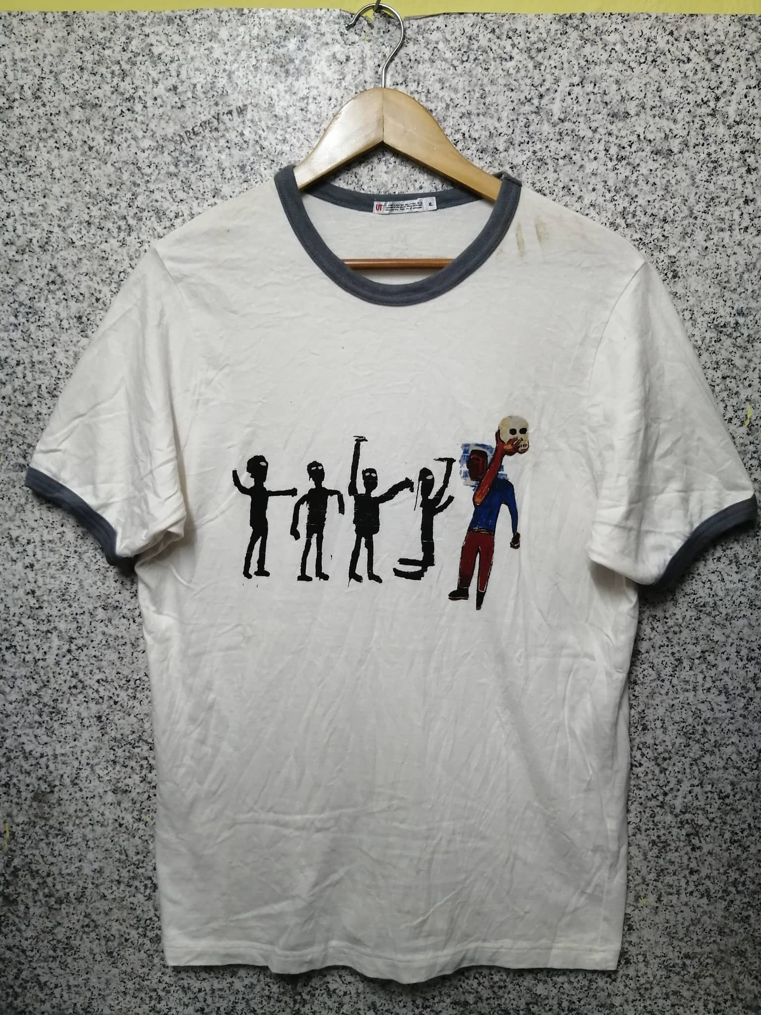 Japanese Brand × Jean-Michel Basquiat 🔥 Rare 🔥JEAN MICHEL BASQUIAT VERY RARE Size US XL / EU 56 / 4 - 1 Thumbnail