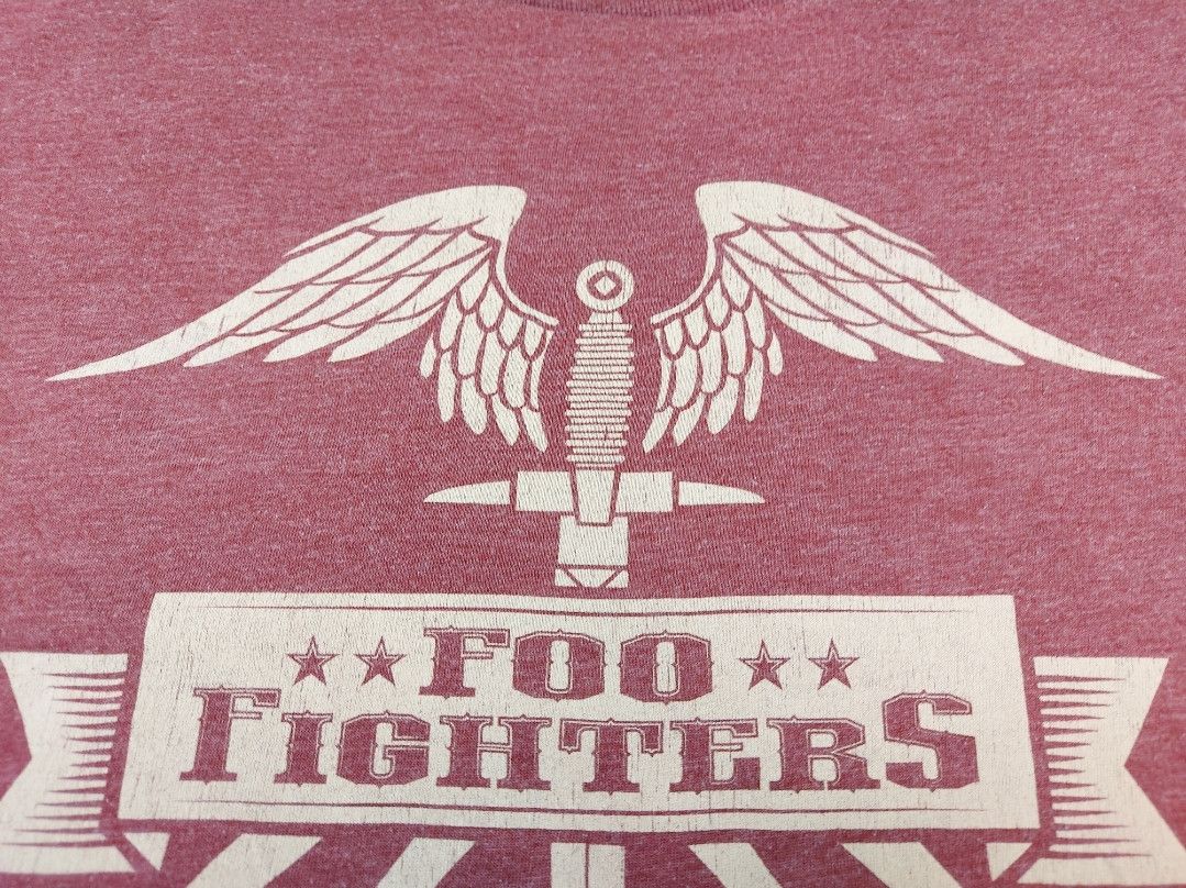 Band Tees × Vintage Vintage Y2K Foo Fighters Band merch Wing Sword TEE Size US XXL / EU 58 / 5 - 3 Thumbnail
