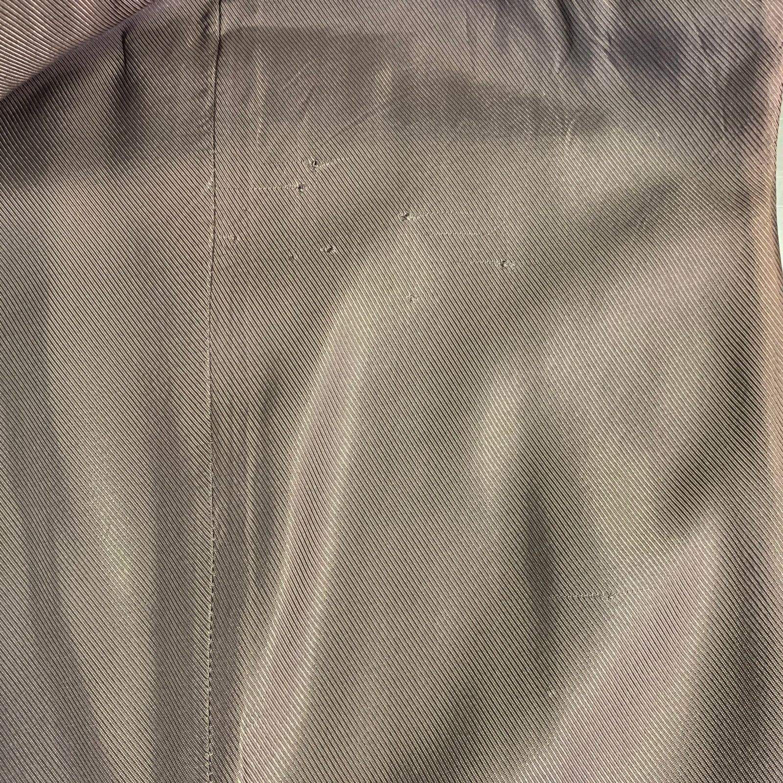 Neil Barrett NEIL BARRETT Grey Wool Double Breasted Notch Lapel Vest Size 42R - 9 Thumbnail