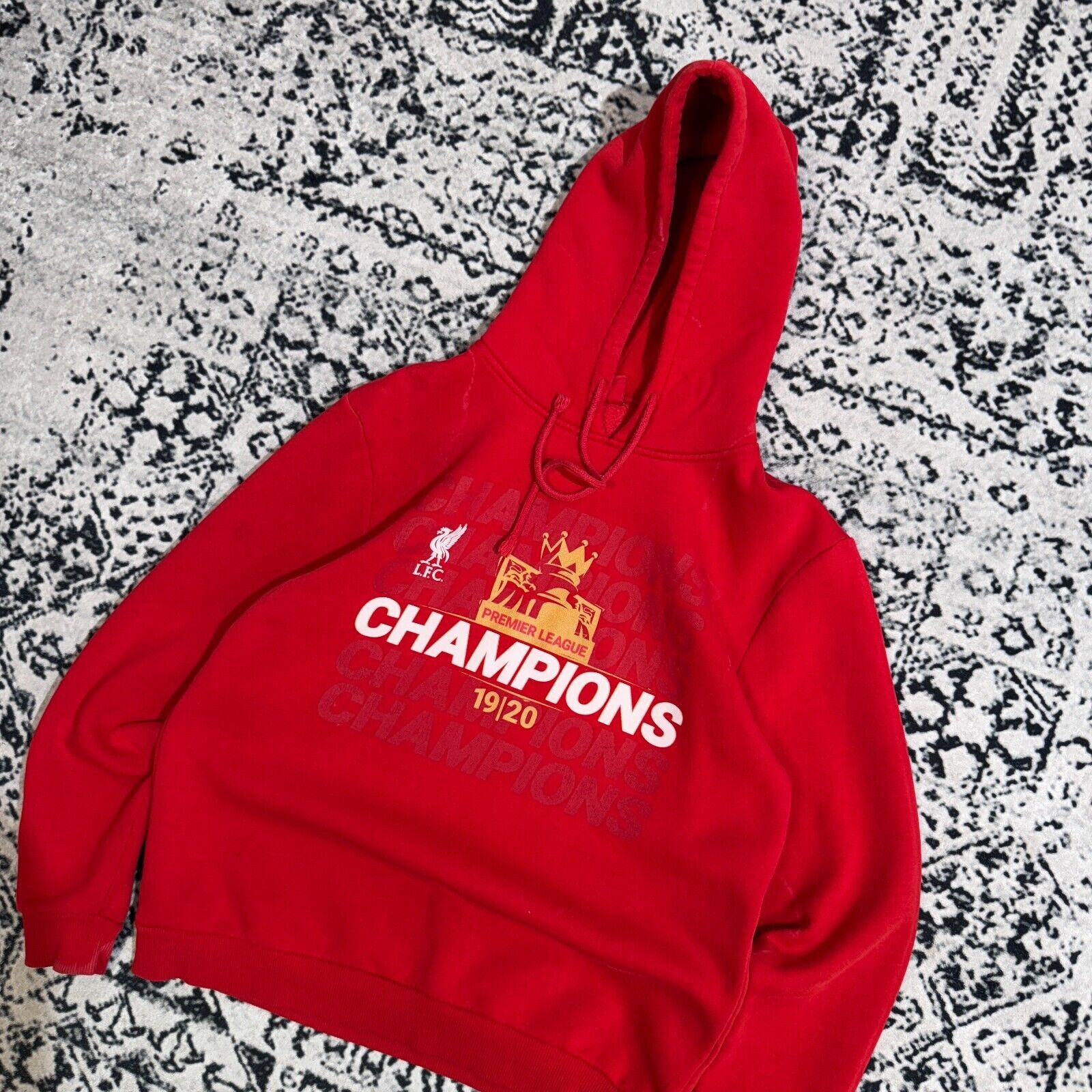 Vintage Vintage Red Cotton Hoodie Size L Liverpool FC Y2K Soccer Size US L / EU 52-54 / 3 - 2 Thumbnail