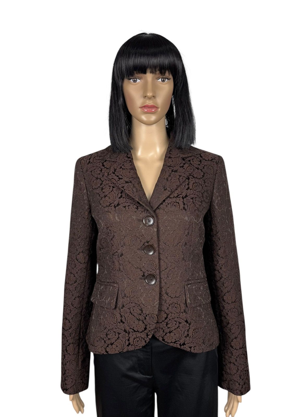 Max Mara Max Mara Enbroidered Flowers Blazer Acetate-Wool size US6 Size M / US 6-8 / IT 42-44 - 4 Thumbnail
