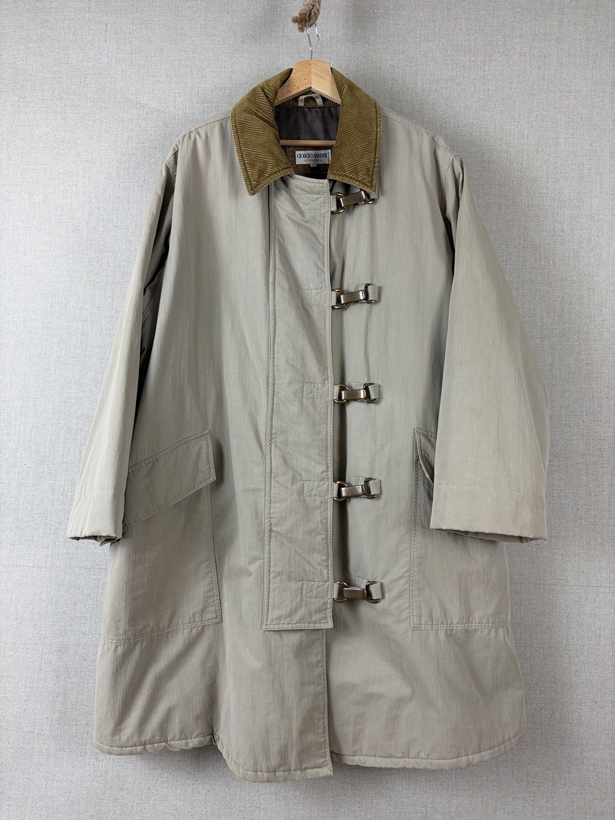 Giorgio Armani Giorgio Armani Fireman Coat Vintage 1980s 1990s metal straps Size US M / EU 48-50 / 2 - 1 Thumbnail