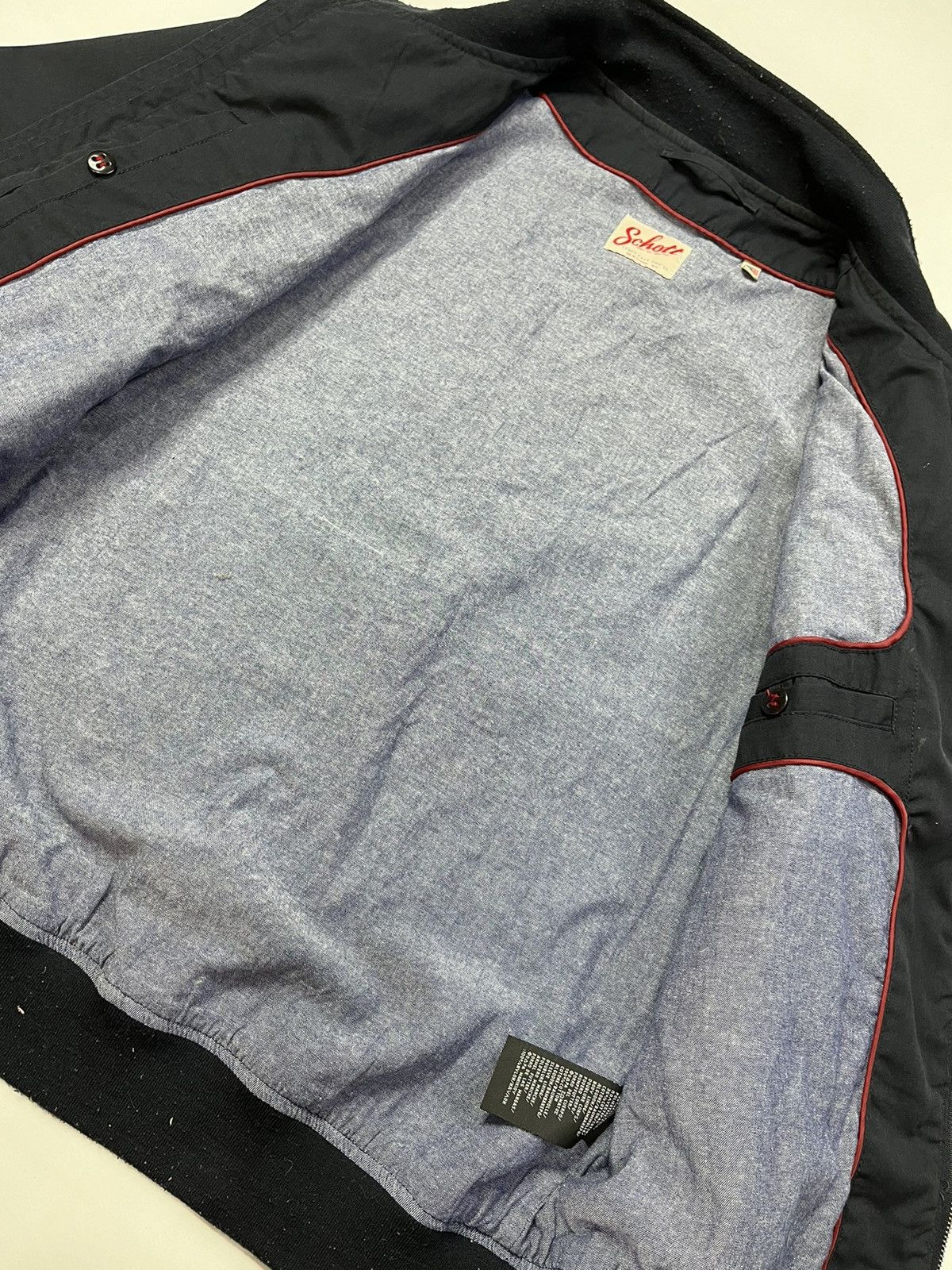 Schott Schott NYC Bomber jacket Size US XL / EU 56 / 4 - 8 Thumbnail