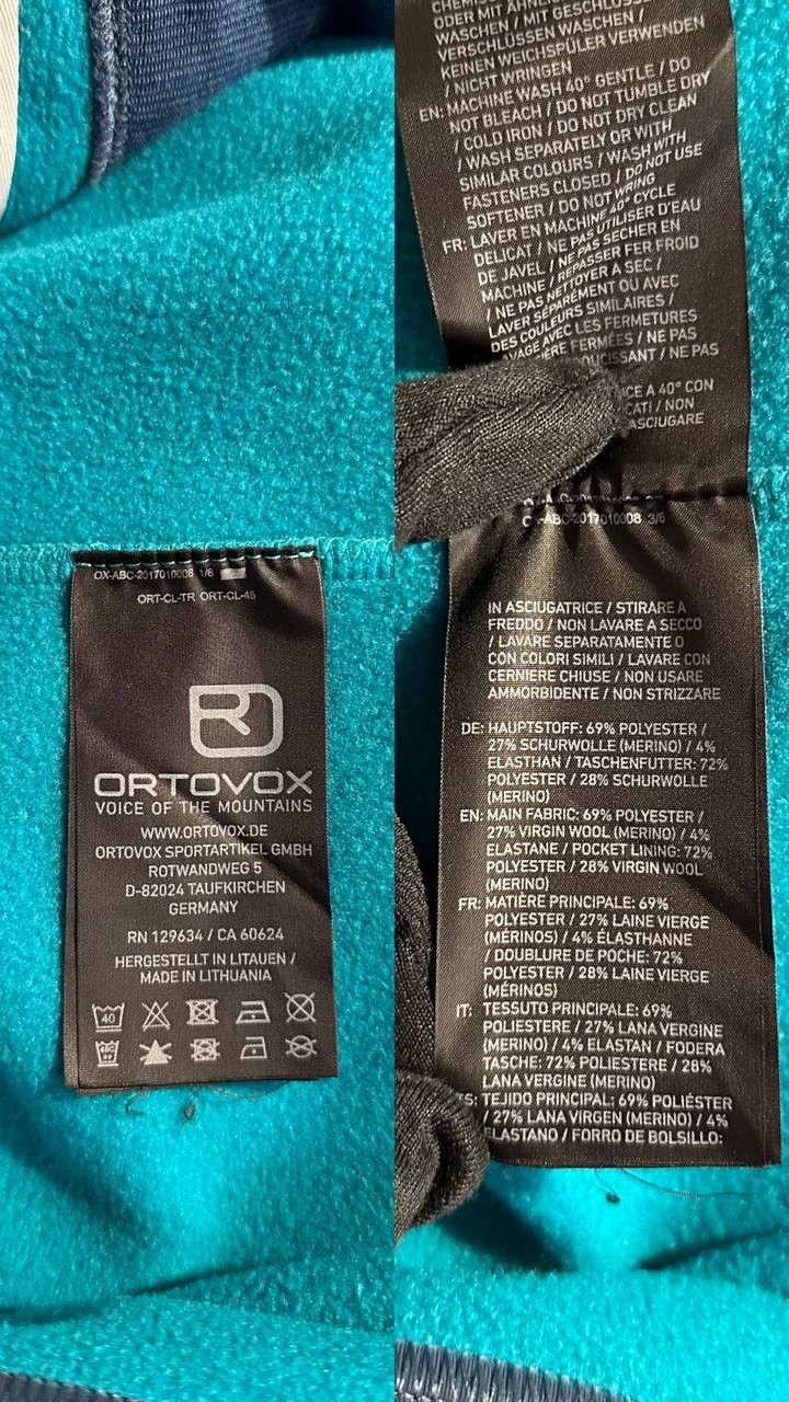 ORTOVOX ORTOVOX fleece light zip jacket gorpcore merino wool inside Size XS / US 0-2 / IT 36-38 - 10 Thumbnail