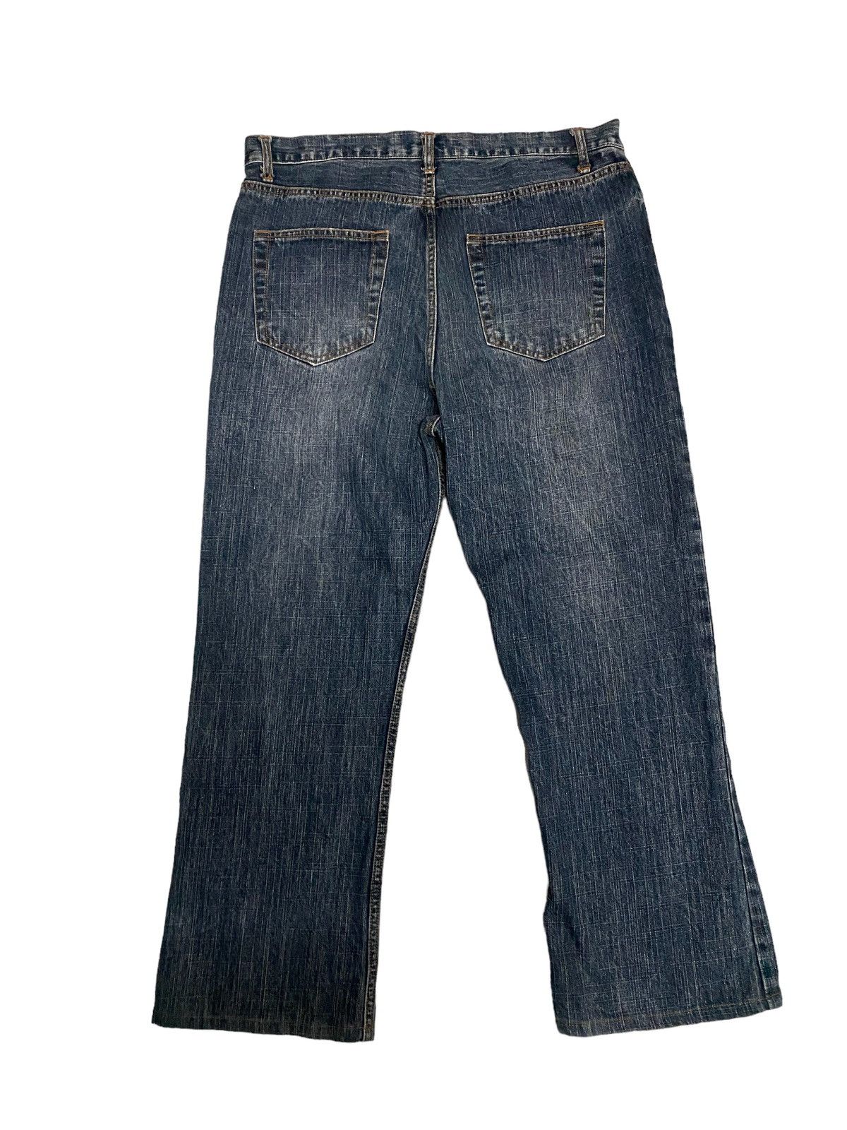 Japanese Brand × Vintage Offer‼️Vintage Freebeat Diag Distress Denim Jeans Size US 36 / EU 52 - 3 Thumbnail