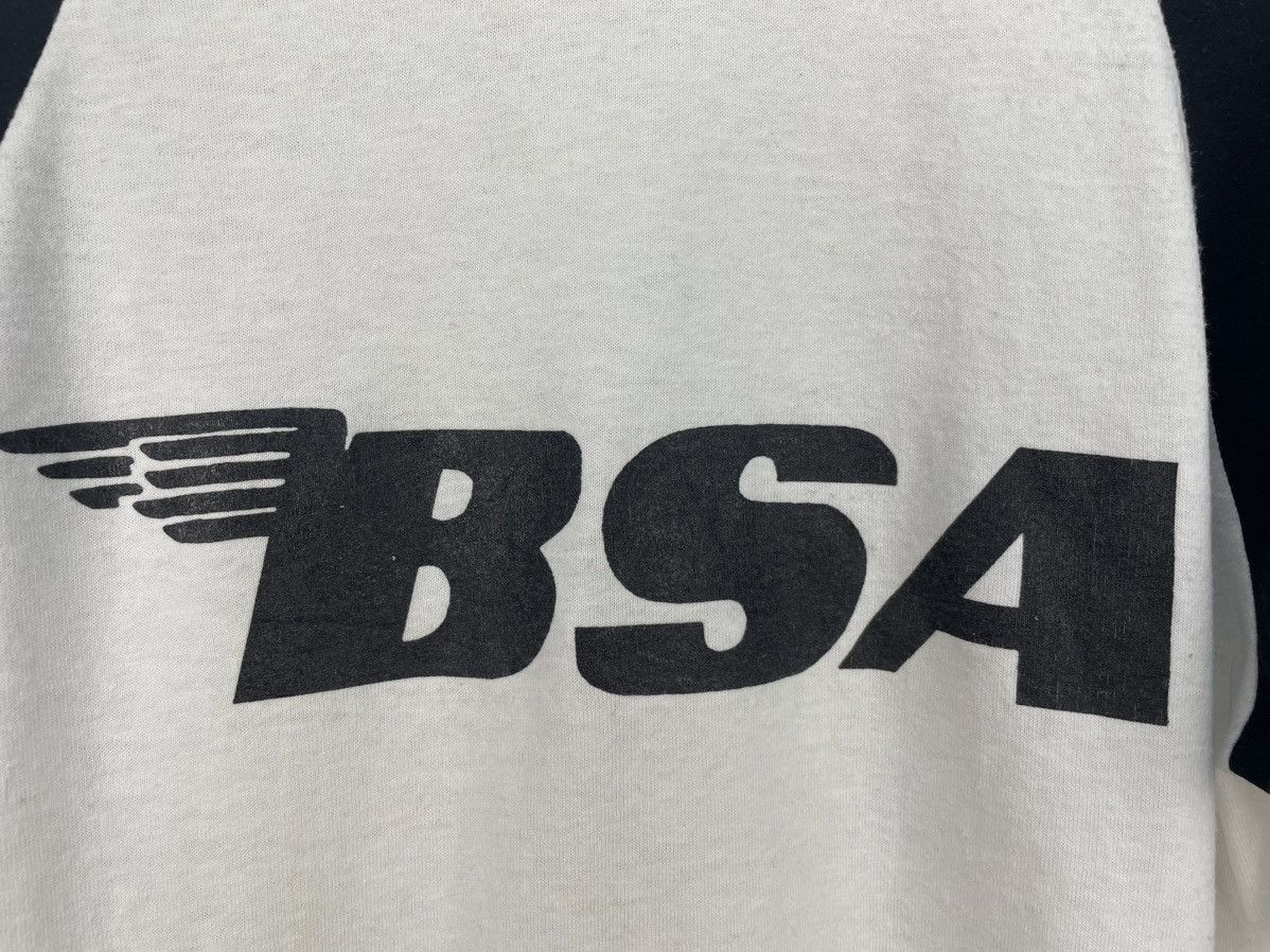 Vintage Vintage 90s BSA motorcycle logo raglan jersey Size US M / EU 48-50 / 2 - 4 Thumbnail