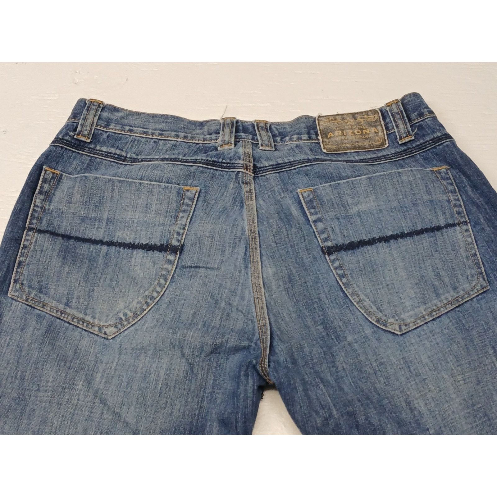 Arizona Jean Co. Arizona Jeans (38x34) Relaxed Blue Denim Straight Leg Pants Size US 38 / EU 54 - 10 Thumbnail
