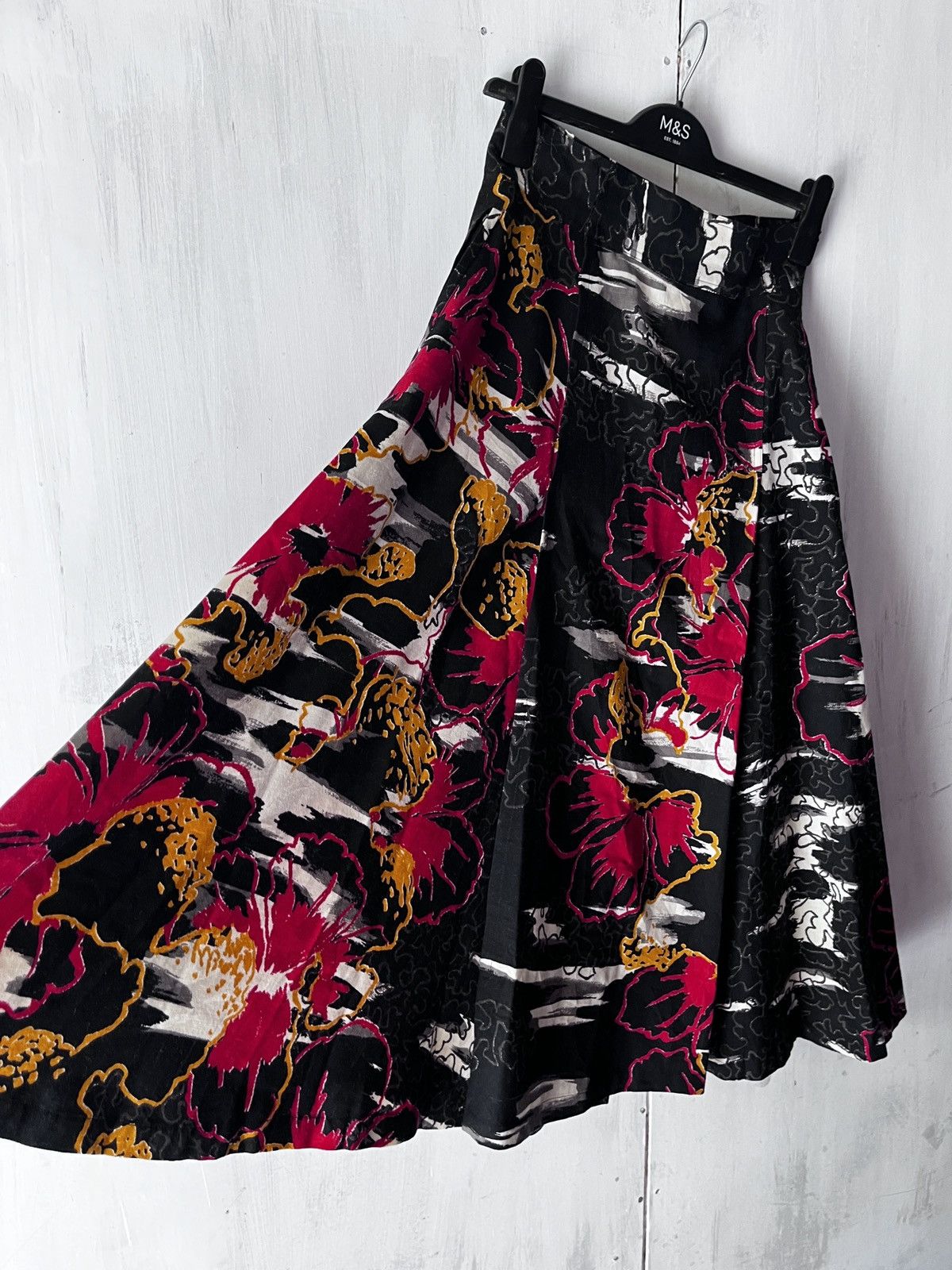 Japanese Brand JAPANESE TAKEZO CRAZY SKIRT YOHJI YAMAMOTO Size 27" / US 4 / IT 40 - 3 Thumbnail