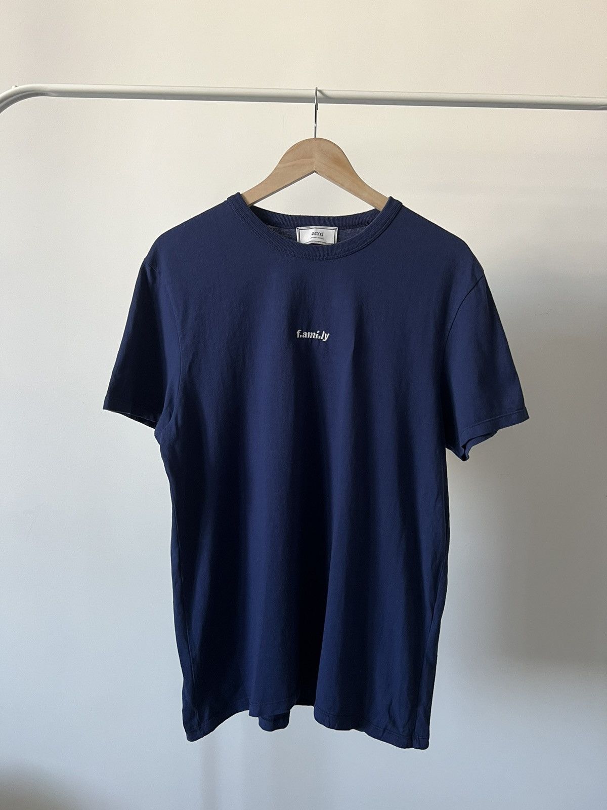 AMI Ami Family Center Logo Luxury T-Shirt Size US M / EU 48-50 / 2 - 2 Thumbnail