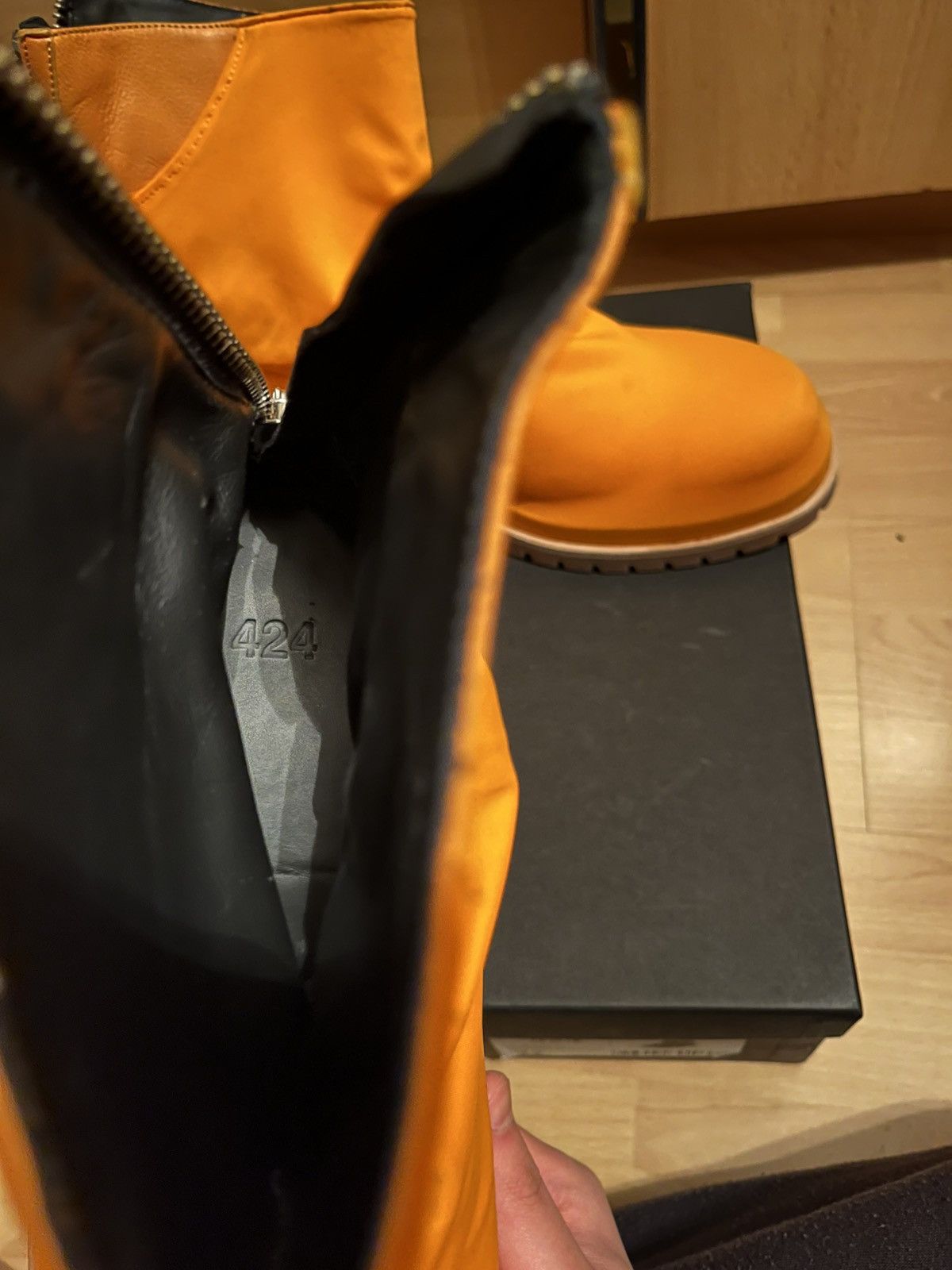 424 424 Marathon boots orange size 43 / 10 Size US 10 / EU 43 - 9 Thumbnail