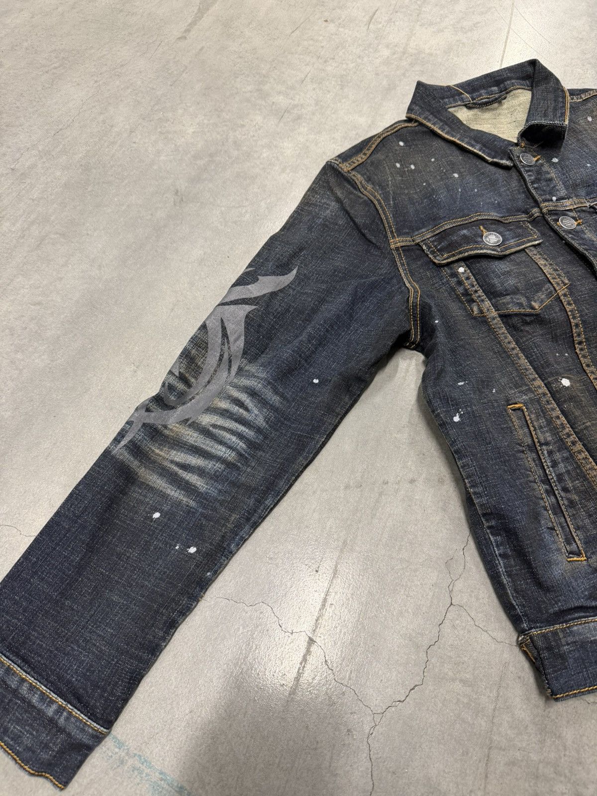 Kim Krueger Kim Krueger Navy Blue Denim Jacket Size US L / EU 52-54 / 3 - 4 Thumbnail