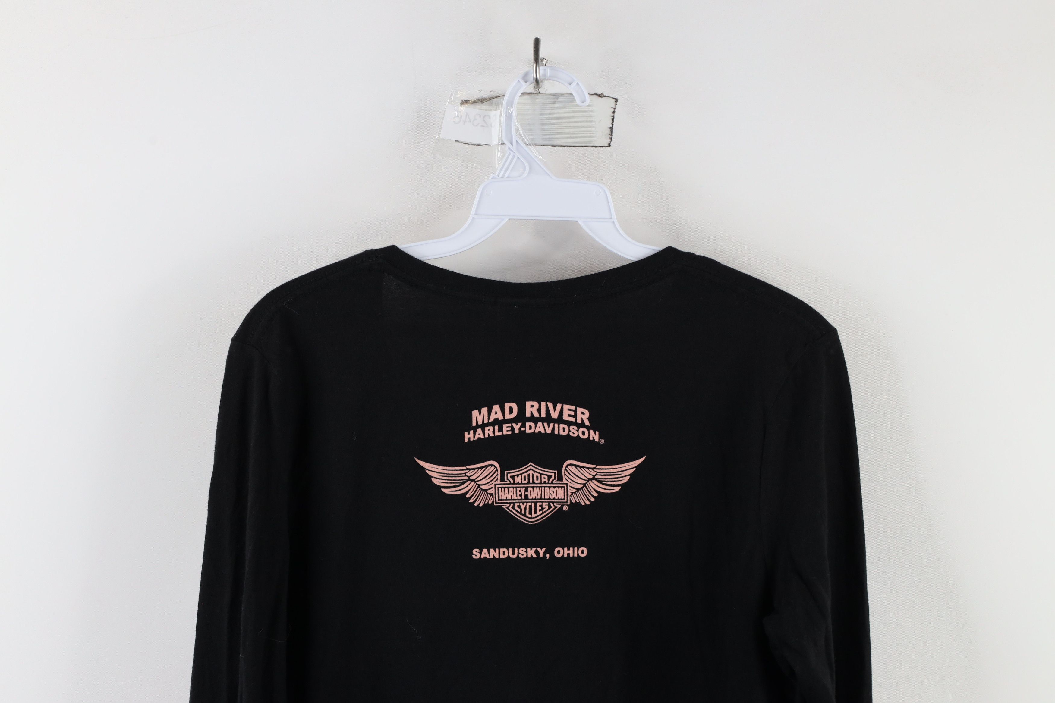 Harley Davidson × Vintage Vintage Y2K Harley Davidson Out Racing Long Sleeve T-Shirt Size M / US 6-8 / IT 42-44 - 12 Thumbnail