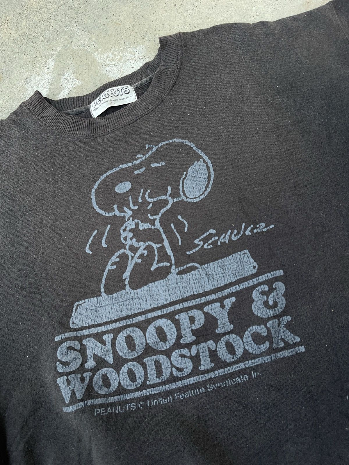 Vintage Vintage Snoopy & Woodstock Sweatshirt Size US L / EU 52-54 / 3 - 5 Thumbnail