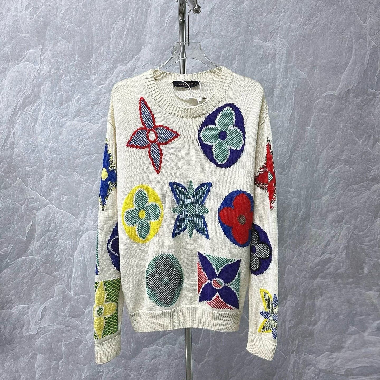 Louis Vuitton louis vuitton floral crew neck sweater Size M / US 6-8 / IT 42-44 - 1 Thumbnail