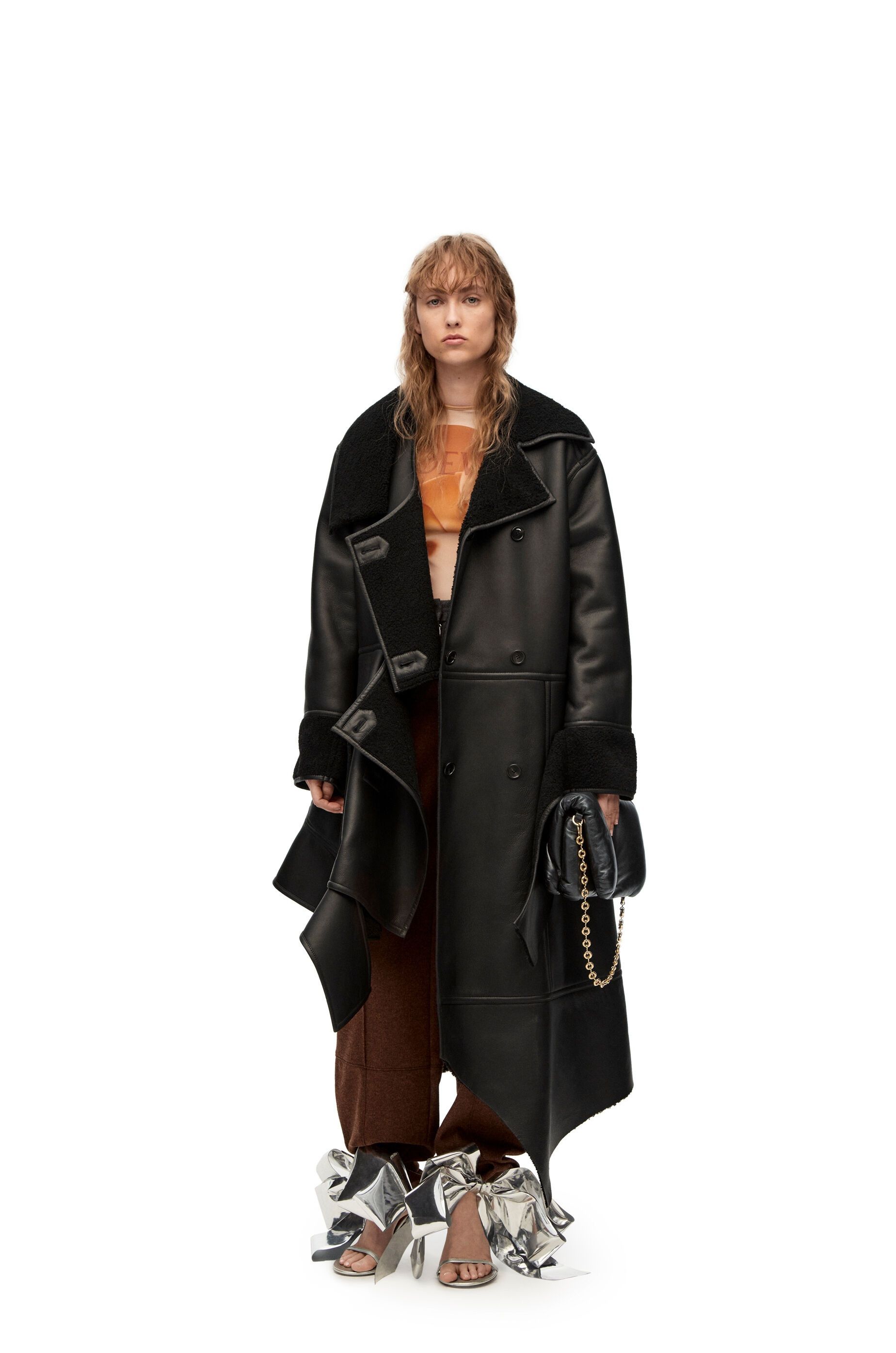 Loewe o1in1g0426 Size: OS/ Goya Puffer Bag in Black Size ONE SIZE - 2 Thumbnail