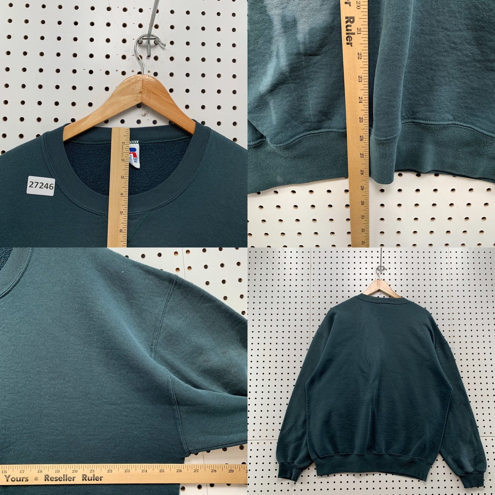 Russell Athletic VINTAGE Russell Athletic Sweatshirt Green Mens XLT USA Crewneck 90s Size US XL / EU 56 / 4 - 9 Thumbnail