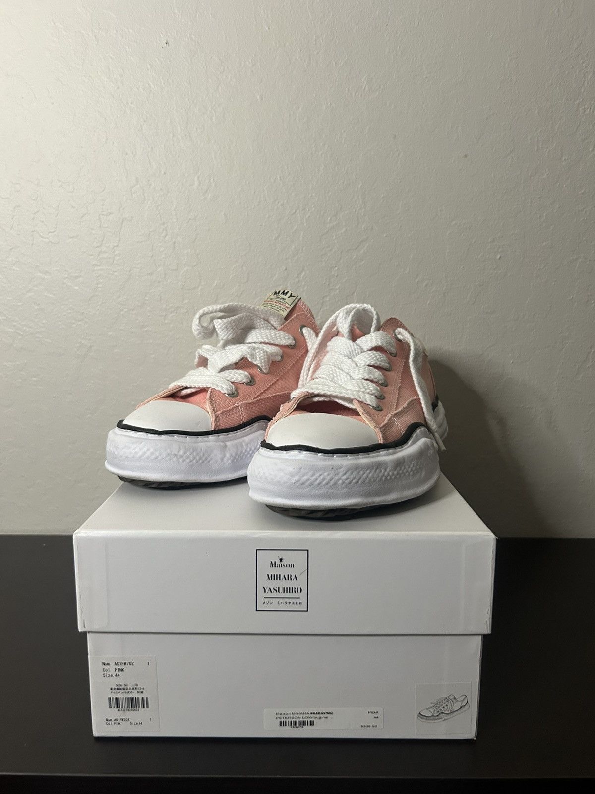 Maison MIHARA YASUHIRO Maison Mihara Pink Peterson OG Low top Sneaker Size US 11 / EU 44 - 1 Thumbnail