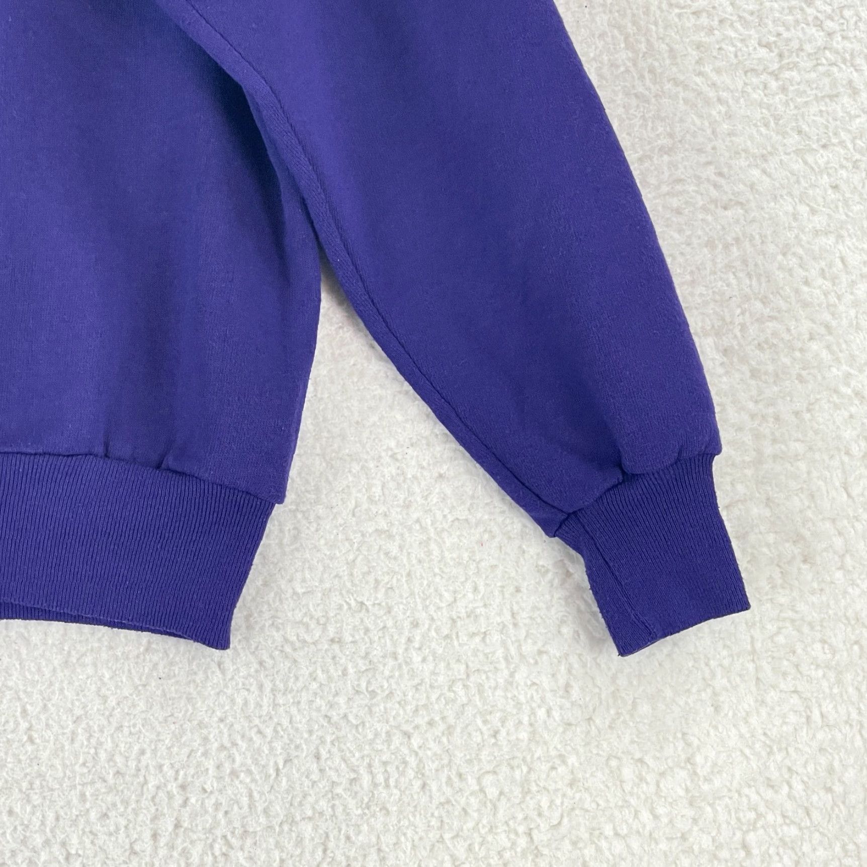Jerzees Jerzees Sweater Mens XL Purple Embroidered Vintage Crew Neck City 80s 90s College Pullover Shirt Mens Size US XL / EU 56 / 4 - 4 Thumbnail