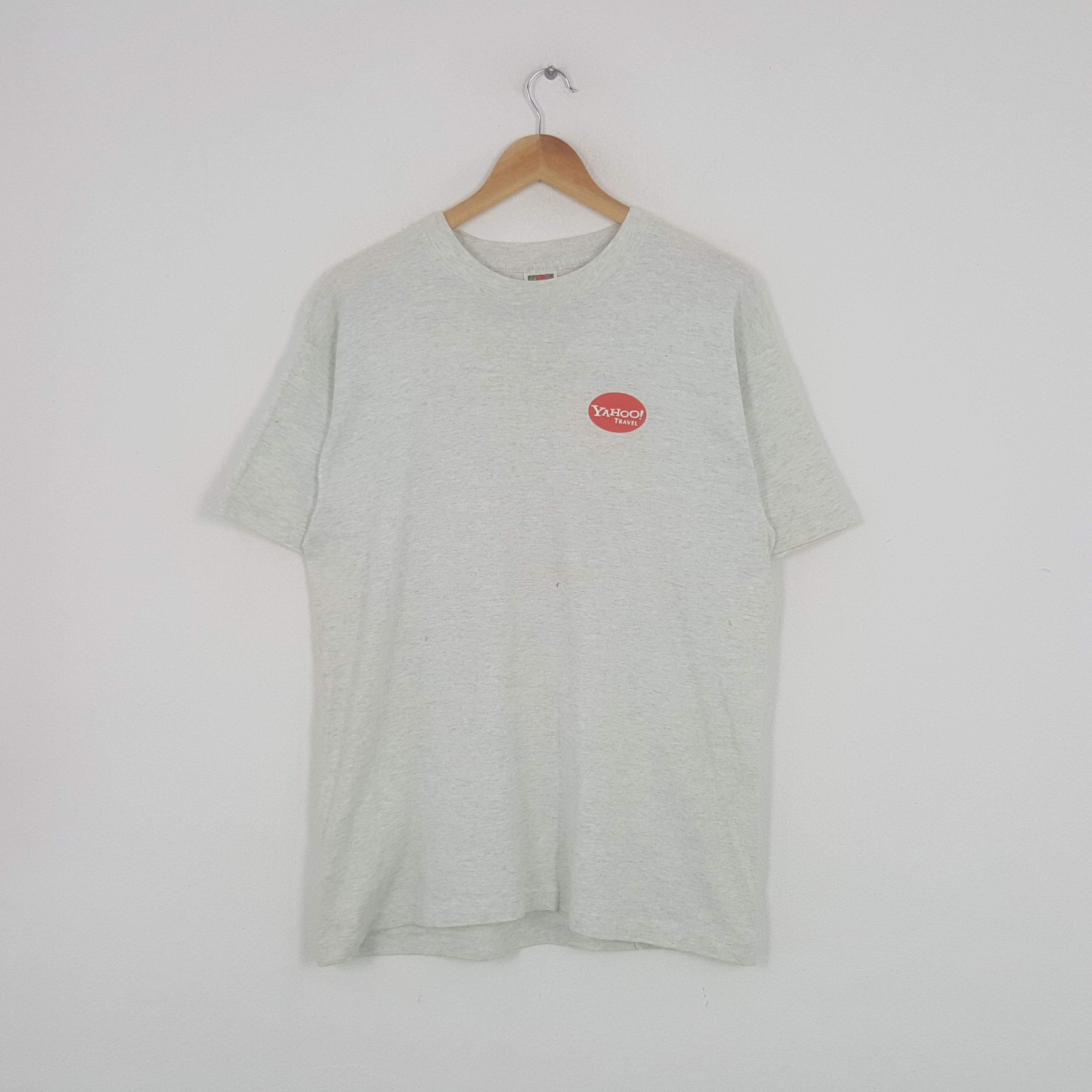 Microsoft × The Game × Vintage Vintage Yahoo Travel American Website IT Tshirt Size US L / EU 52-54 / 3 - 3 Thumbnail