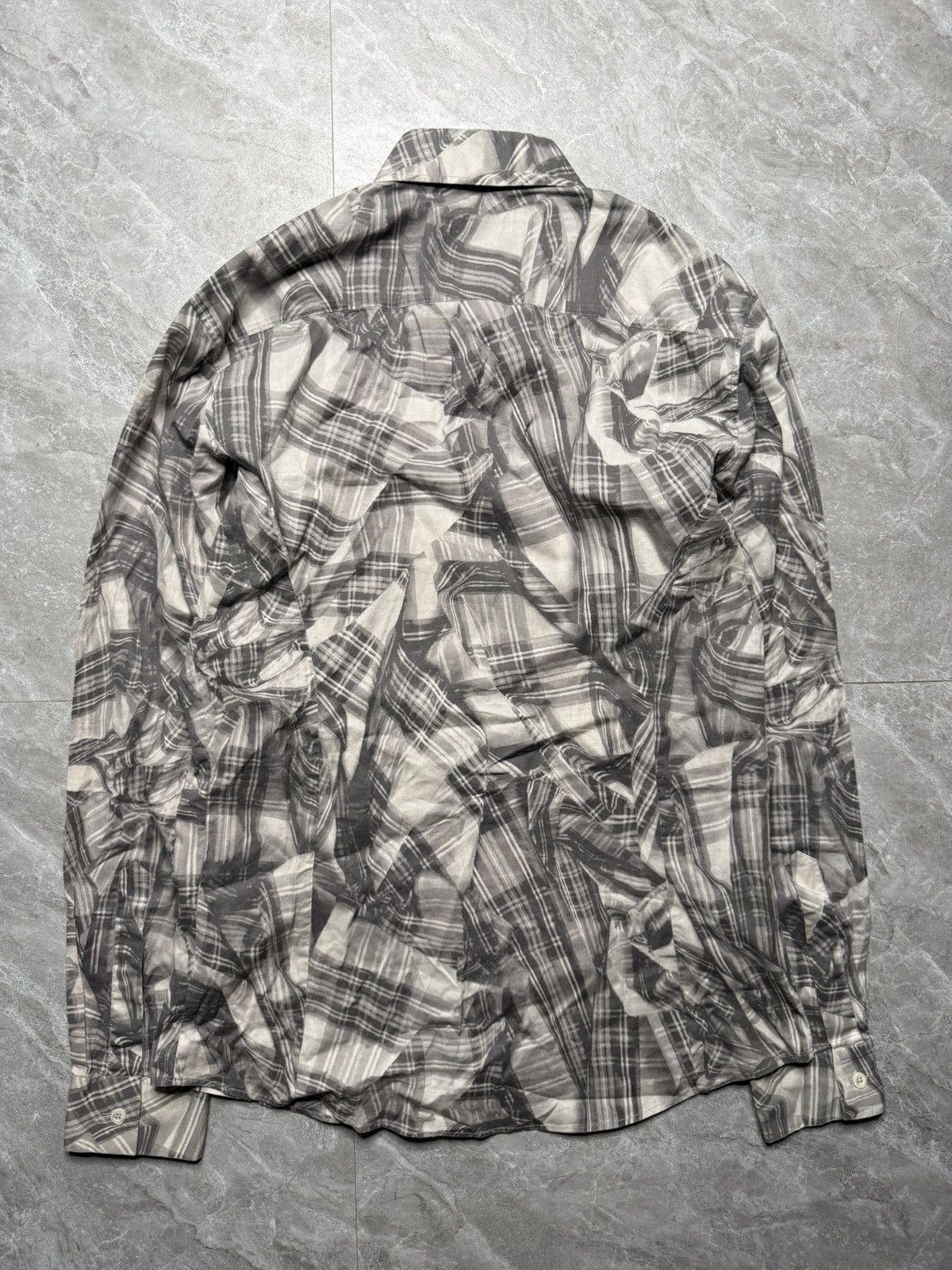 Vivienne Westwood Vivienne Westwood Man S/S 16 Abstract Checkered Print Shirt Size US M / EU 48-50 / 2 - 2 Thumbnail