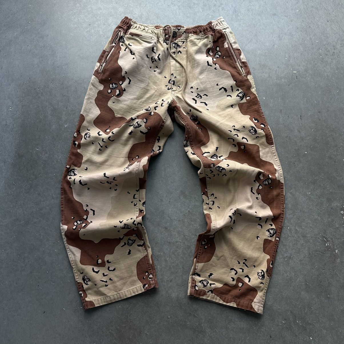 image of Crazy Needles X Number Nine Skull Desert Camo Pants Archive, Men's (Size 30)