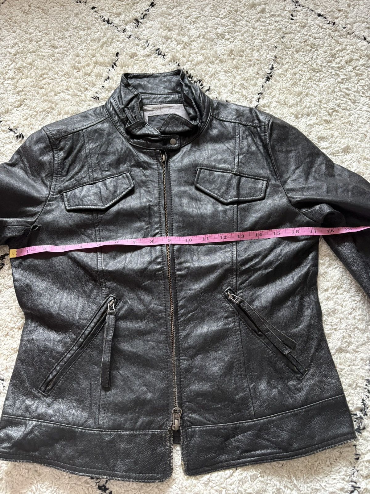 Tornado Mart Tornado mart leather zipper jacket Size US S / EU 44-46 / 1 - 23 Thumbnail