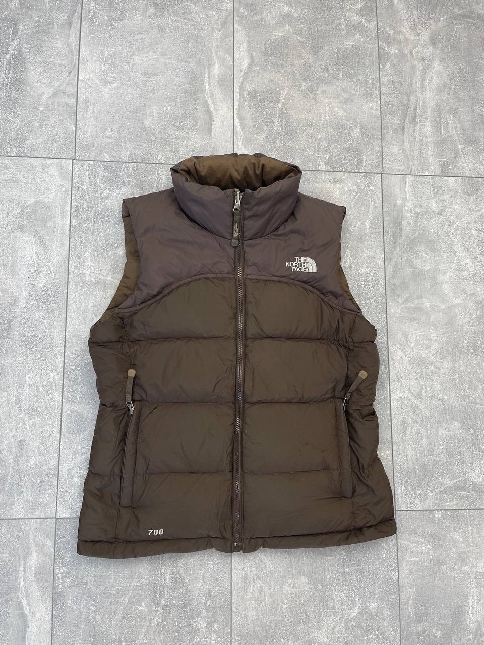 The North Face The North Face Brown Retro Puffer Down Nuptse 700 Vest Size S / US 4 / IT 40 - 1 Thumbnail