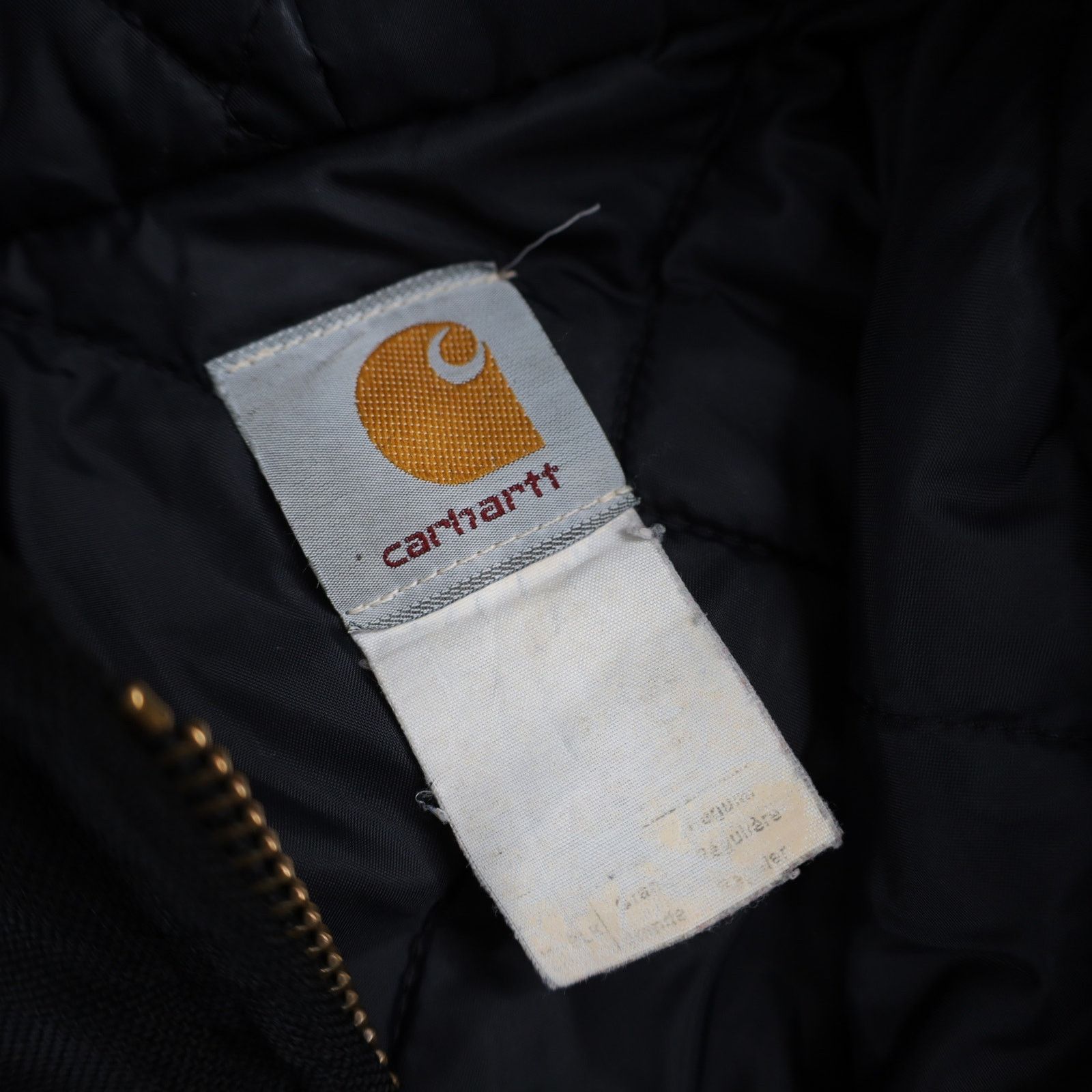 Carhartt × Vintage Vintage Carhartt Spellout Canvas Quilted Work Jacket Size US L / EU 52-54 / 3 - 11 Thumbnail