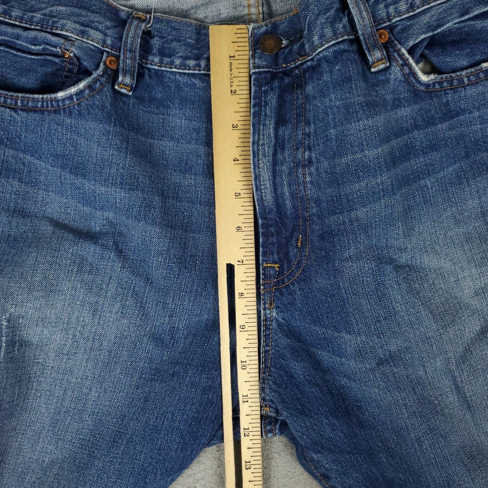 Vintage Denim & Supply Ralph Lauren Jeans Mens 38x32 Blue Straight Leg 5-Pocket Design Regular Waist Blue Denim Pants Jeans Mens #1 Size US 38 / EU 54 - 4 Thumbnail