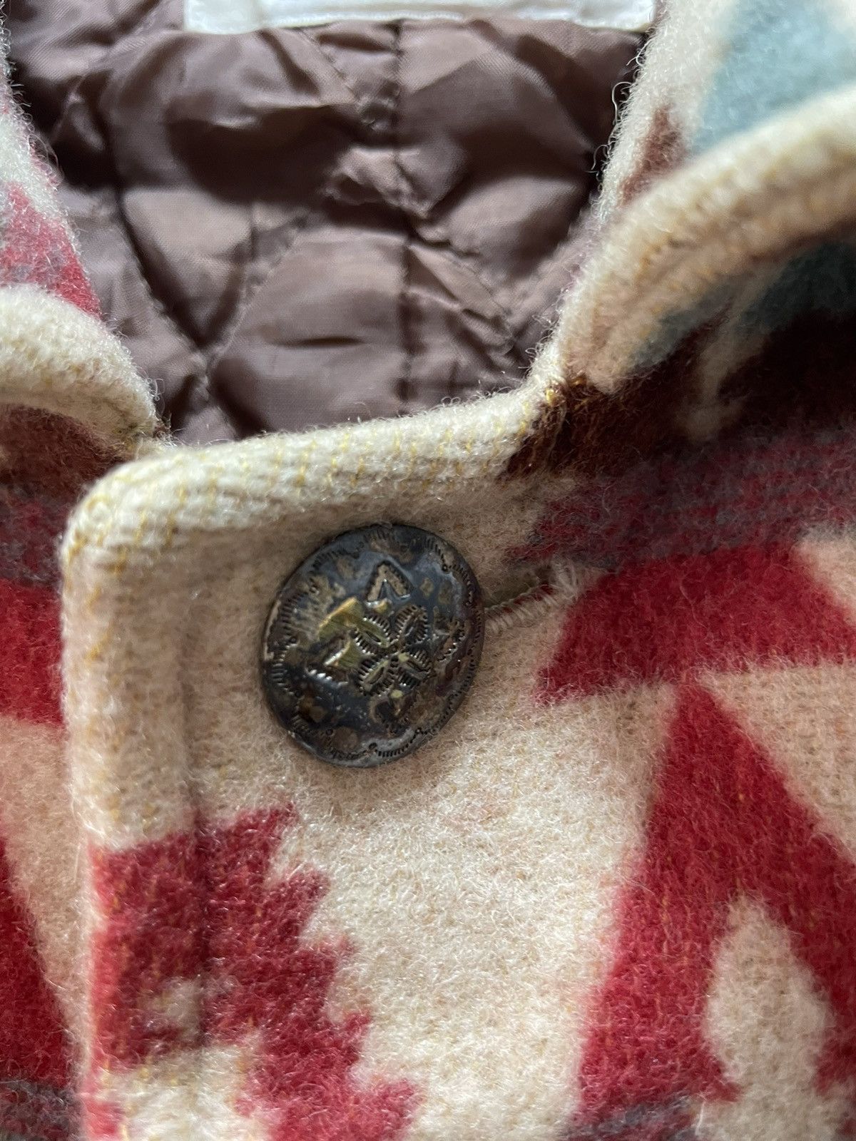 Japanese Brand Vintage ATELIER SAB Jacket Wool Navajo Indian Size US L / EU 52-54 / 3 - 3 Thumbnail