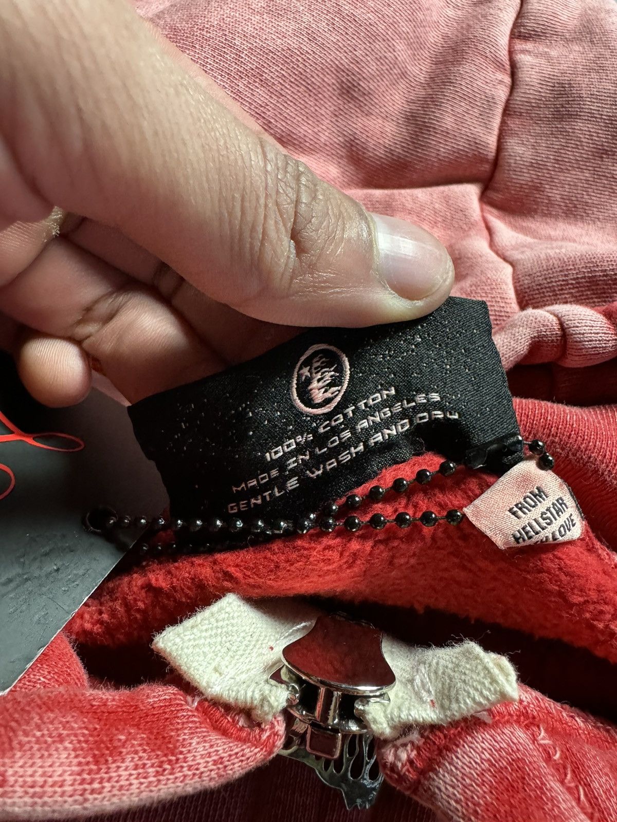 HELLSTAR HELLSTAR Capsule 11 Zip Up Path to Paradise Hoodie in Red Size US XXL / EU 58 / 5 - 11 Thumbnail