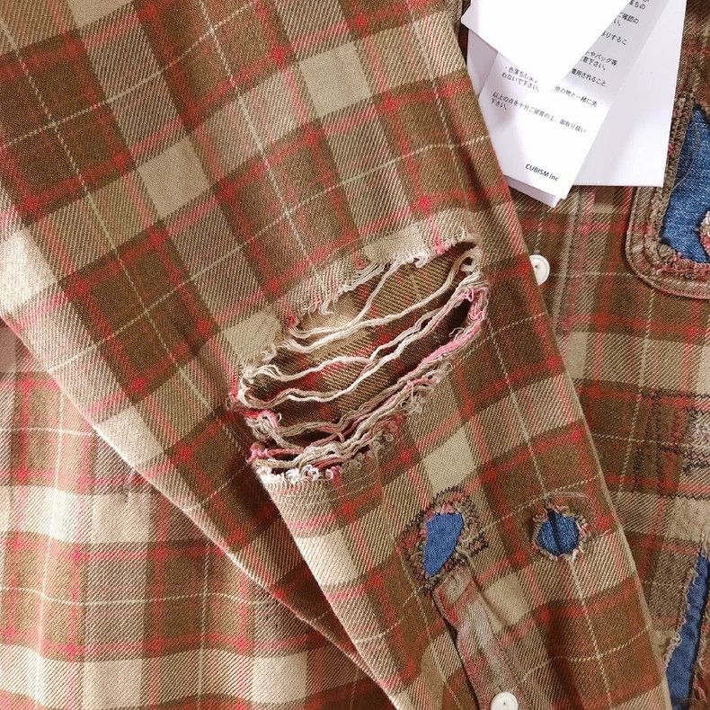 Visvim visvim 20AW LUMBER CHECK L/S CRASH DESTRUCTION FLANEL PLANK Size US S / EU 44-46 / 1 - 5 Thumbnail
