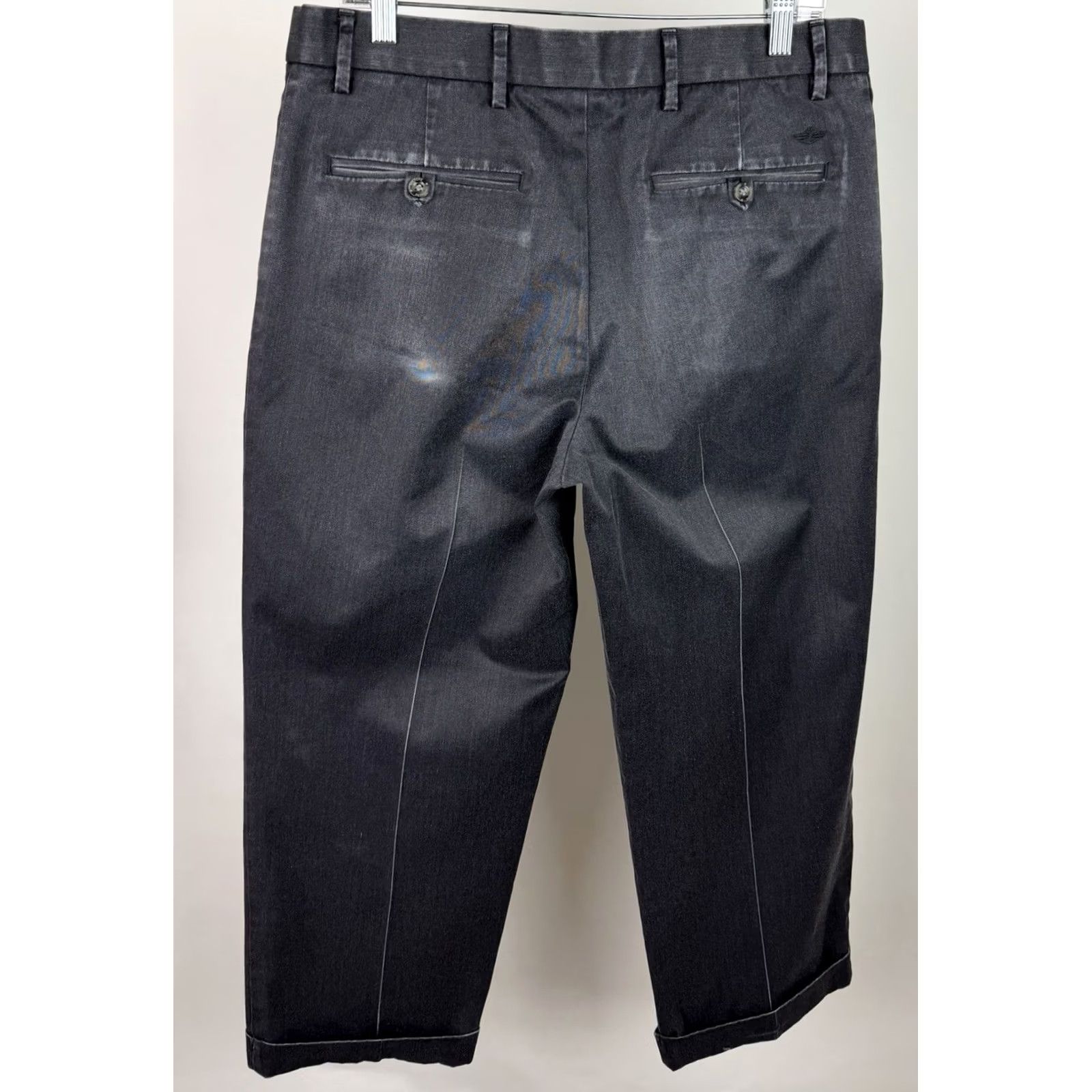 Dockers DOCKERS Mens Pants 33x26 Chino Relaxed Iron Free Khakis Gray 80s 90s City Grunge Retro casual Size US 33 - 2 Thumbnail