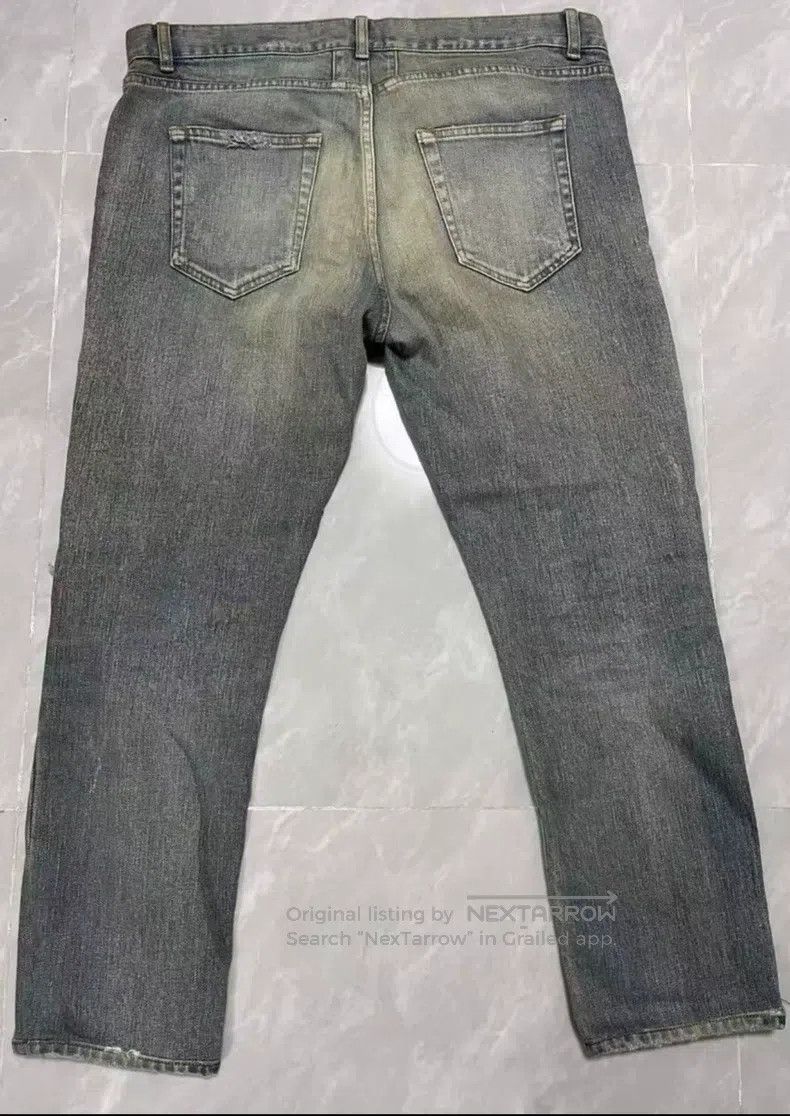 Saint Laurent Paris Saint Laurent Paris Big Destroyed Denim Jeans Size US 33 - 2 Thumbnail